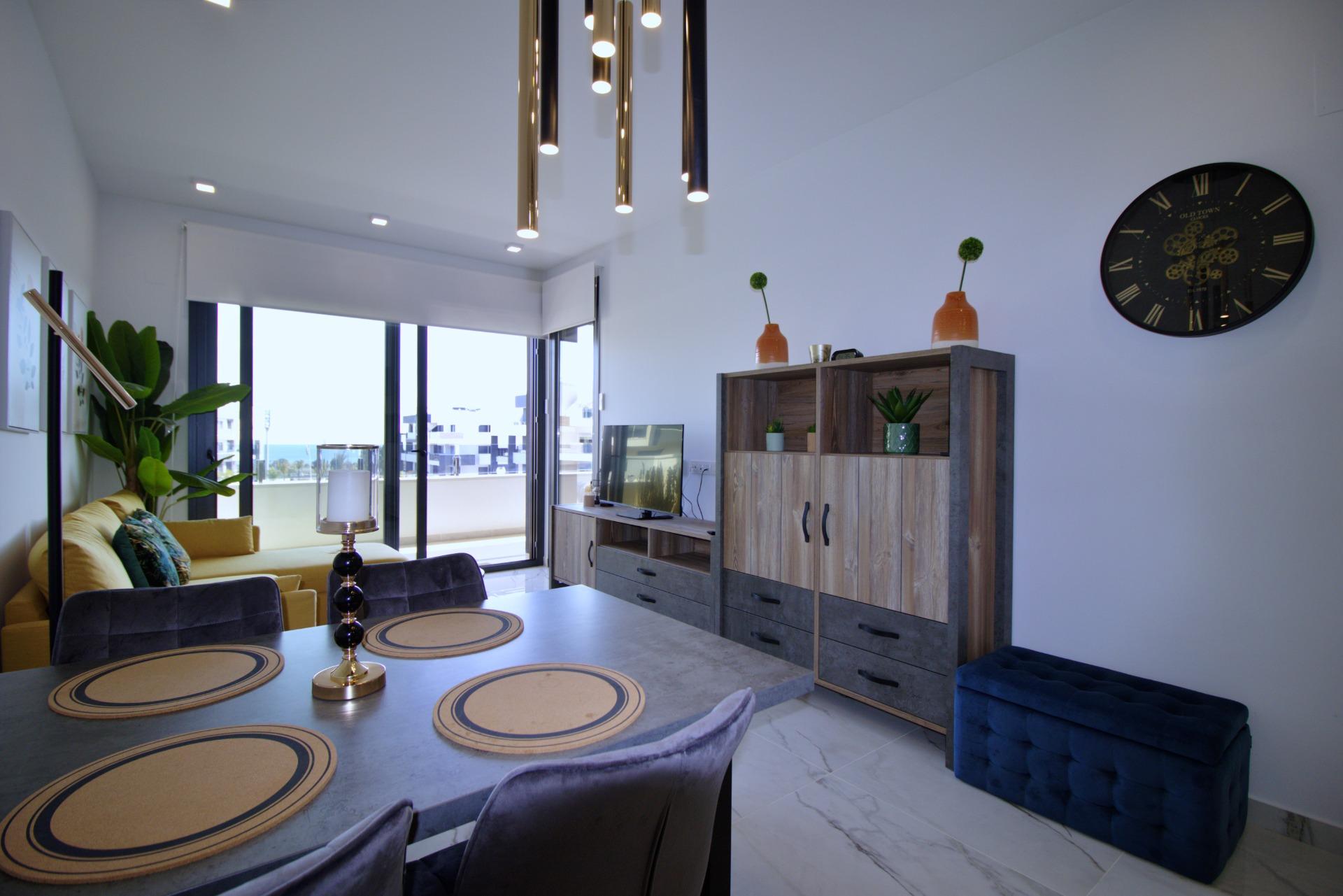 Dining area in apartment for sale in Orihuela Costa