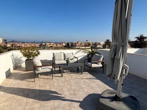 Master bedroom in apartment for sale in Mar de Cristal