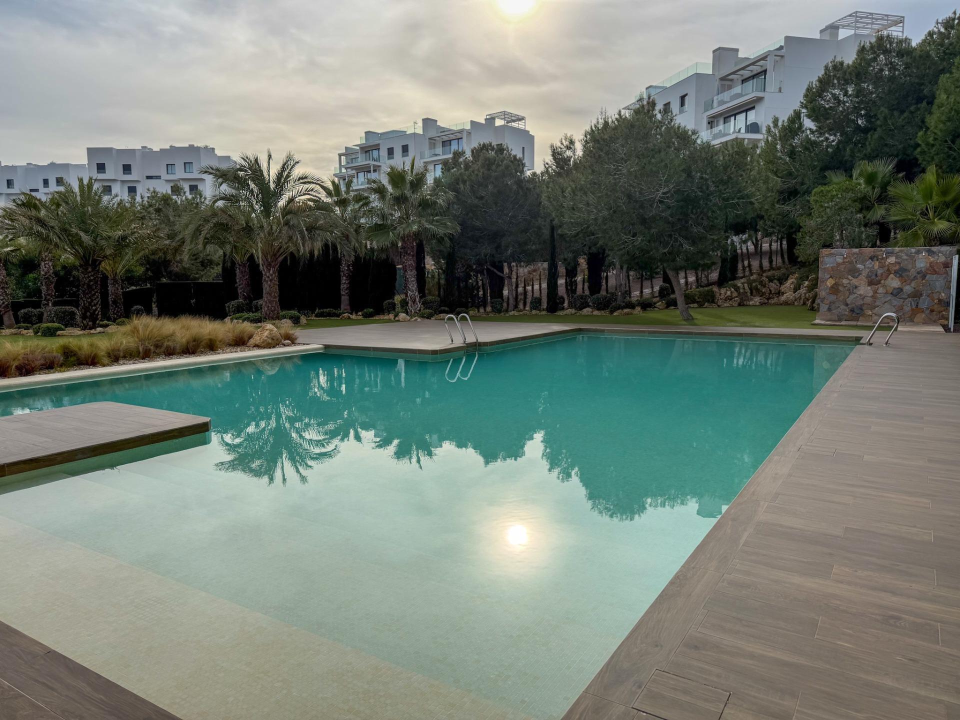 Pool area in apartment for sale in Orihuela