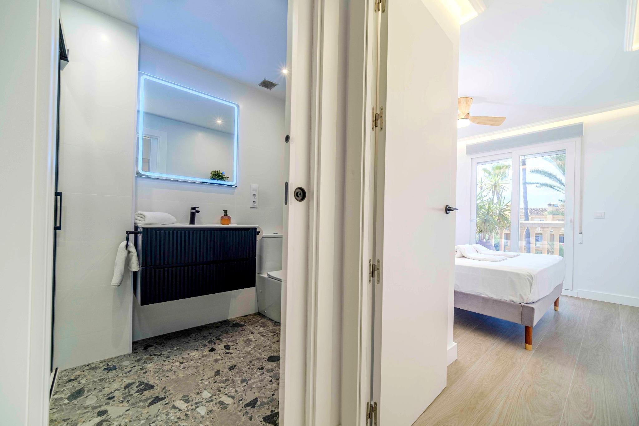 Bathroom in penthouse for sale in javea