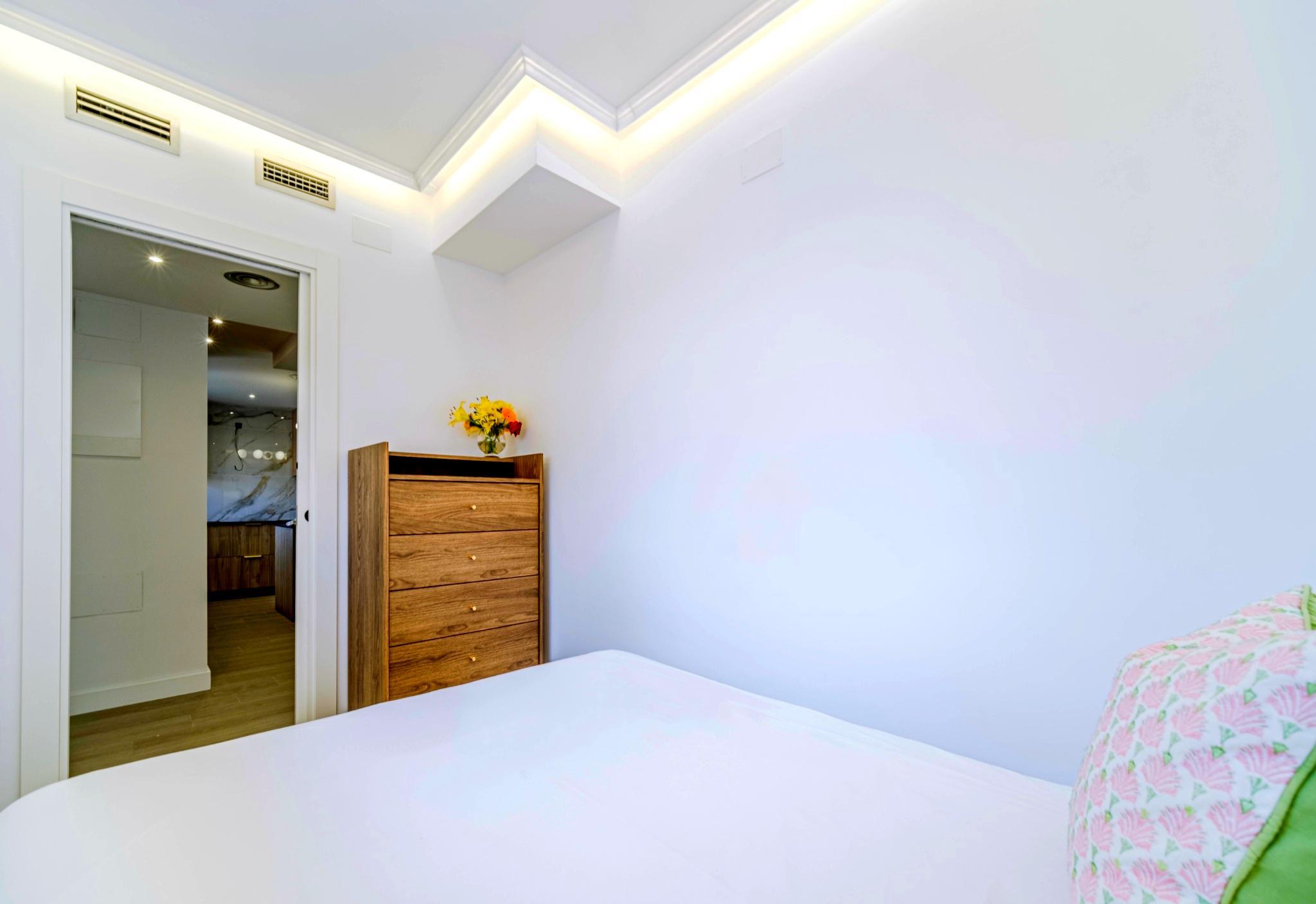 Master bedroom in penthouse for sale in javea
