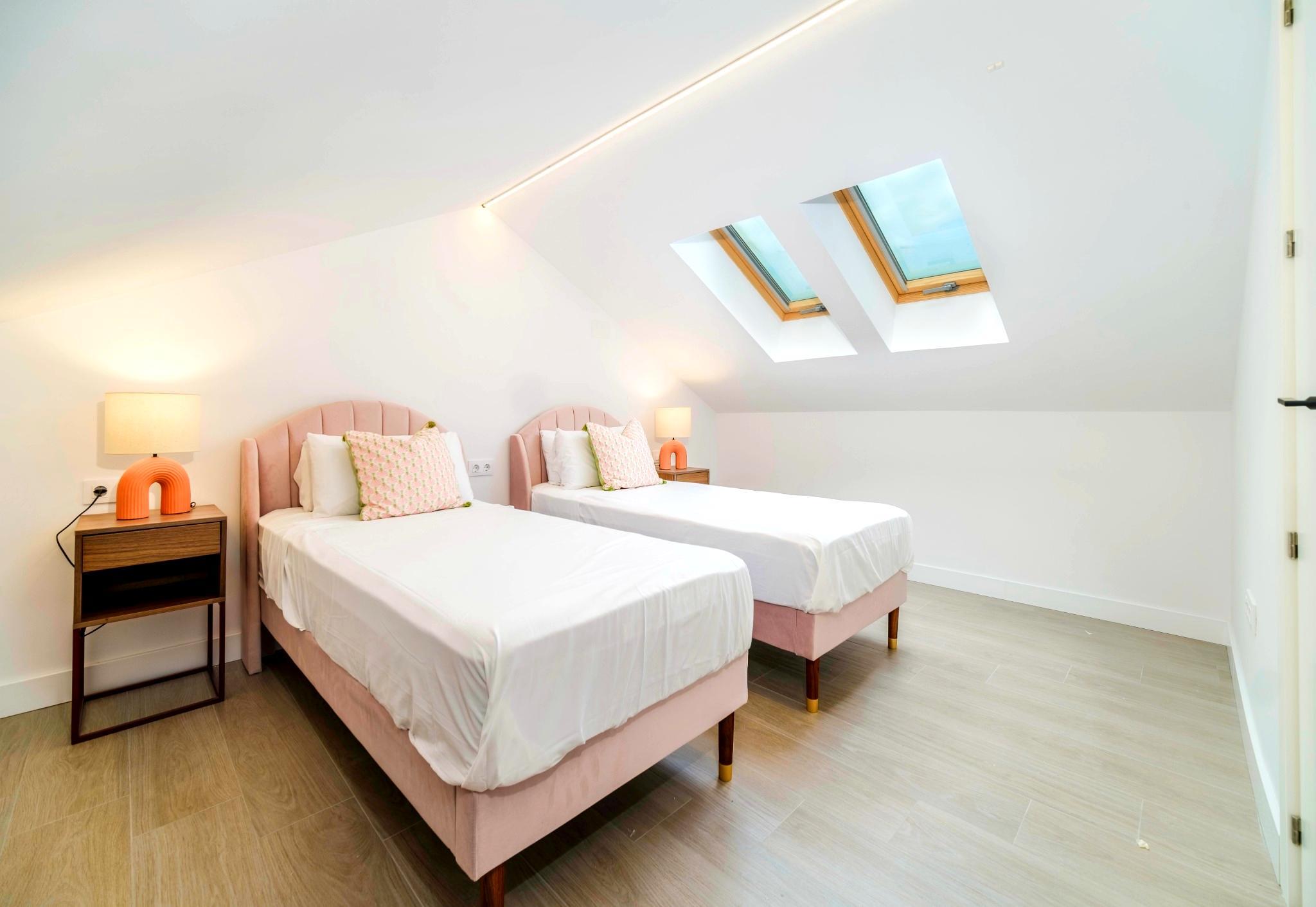 Pool area in penthouse for sale in javea