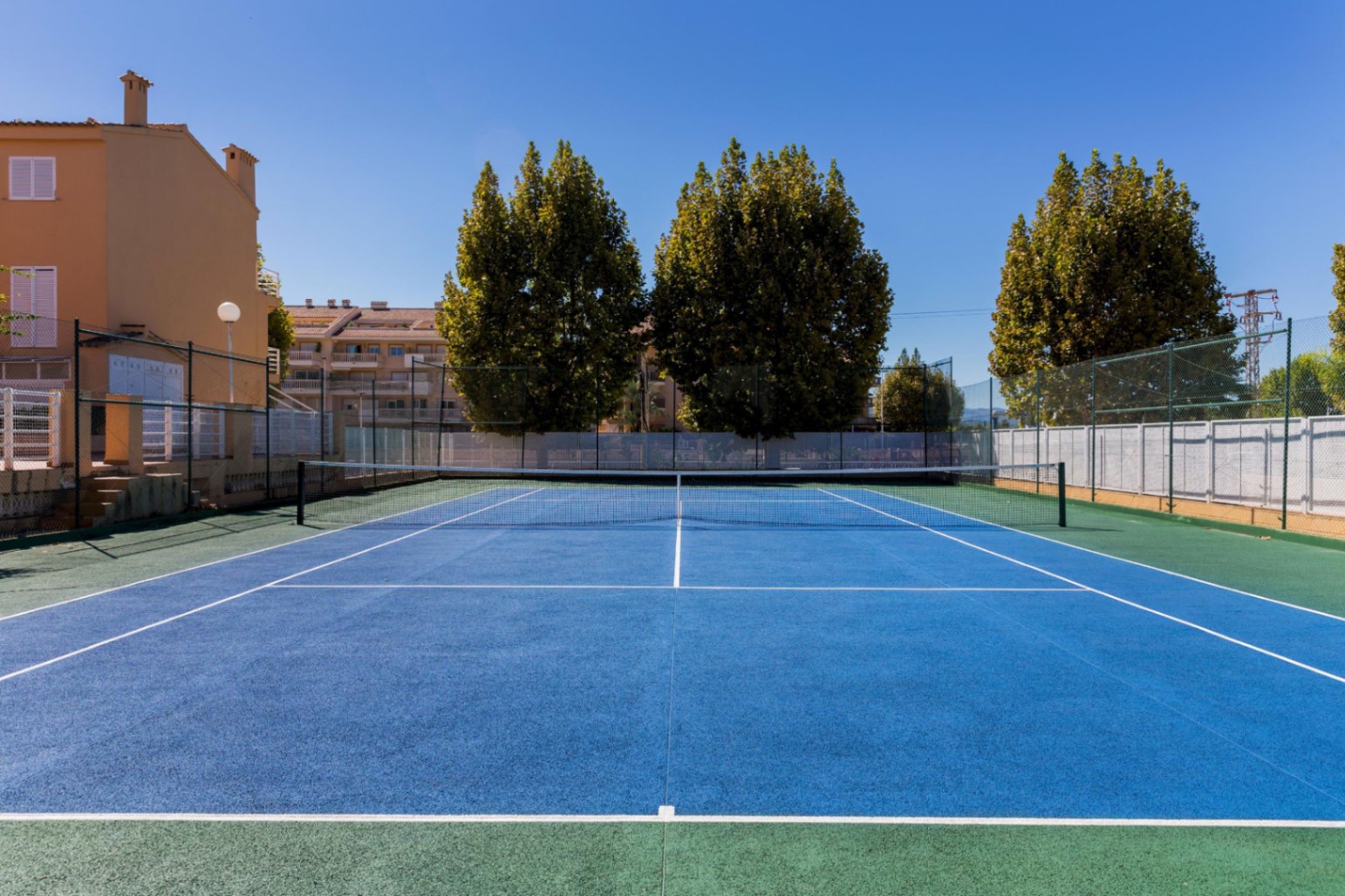 Pool area in penthouse for sale in javea