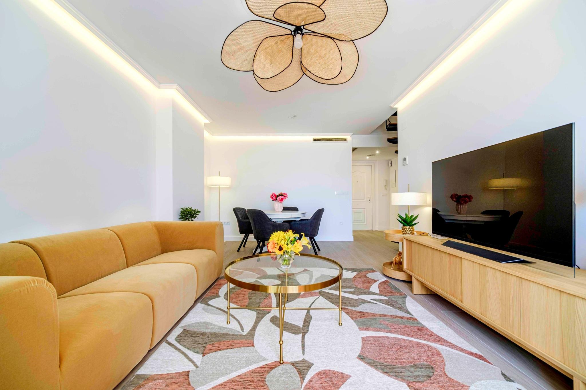 Dining area in penthouse for sale in javea