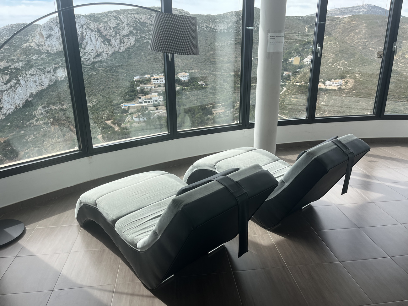 Pool area in villa for sale in javea