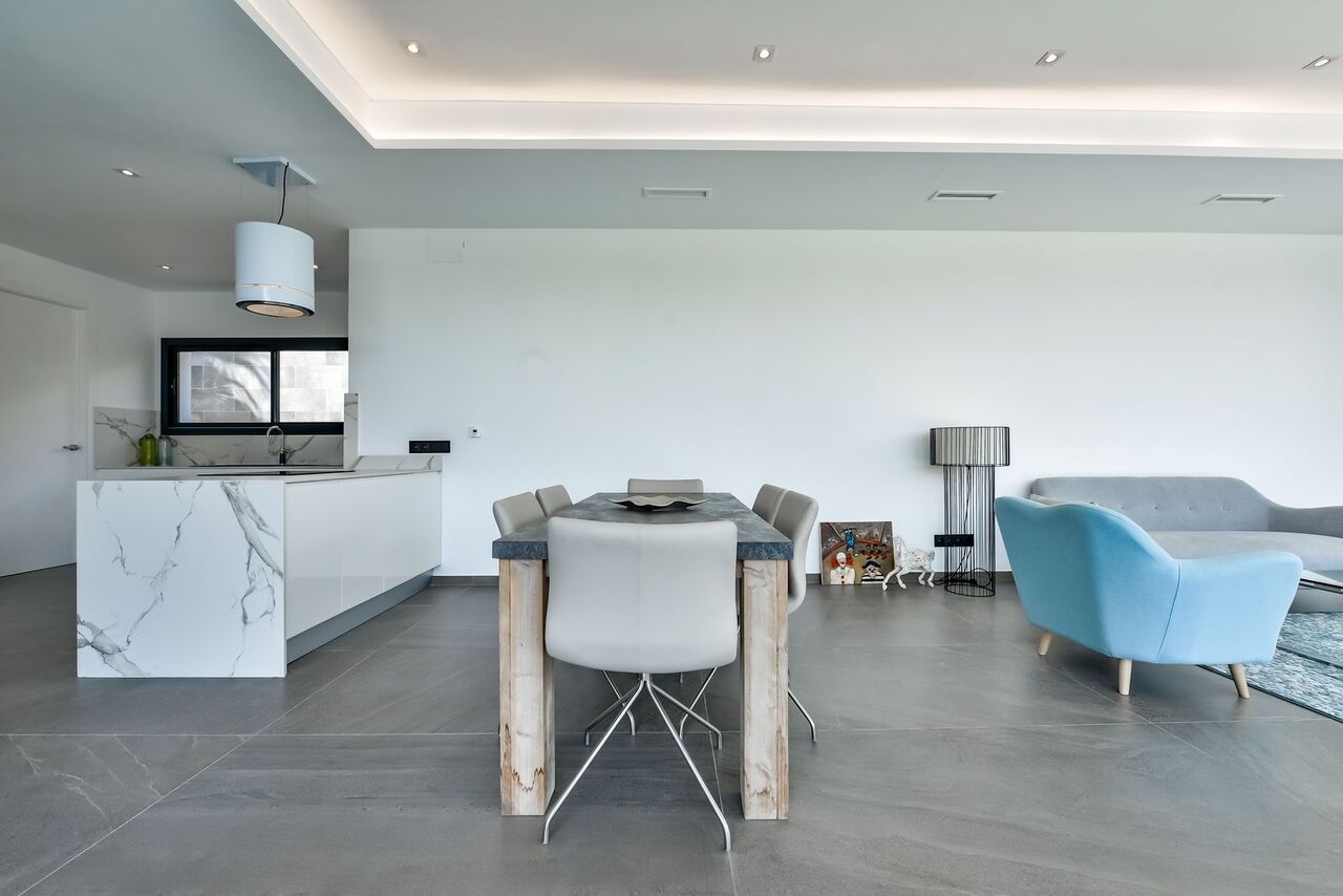 Dining area in villa for sale in javea