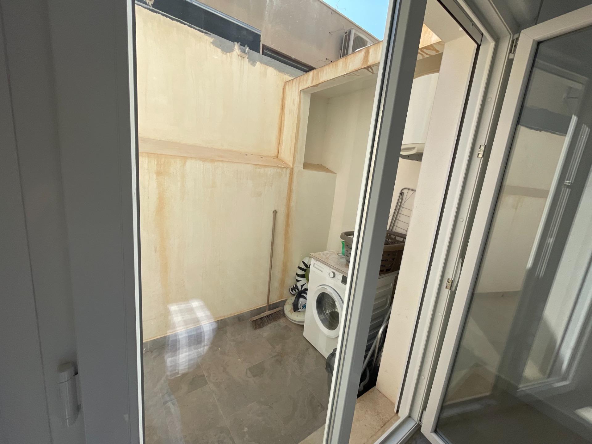 Pool area in bungalow for sale in Orihuela Costa