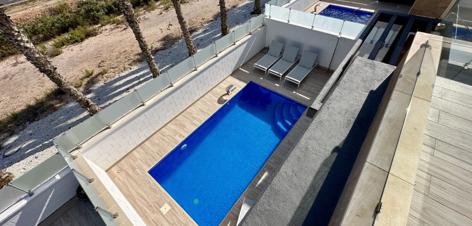 Master bedroom in villa for sale in Orihuela Costa