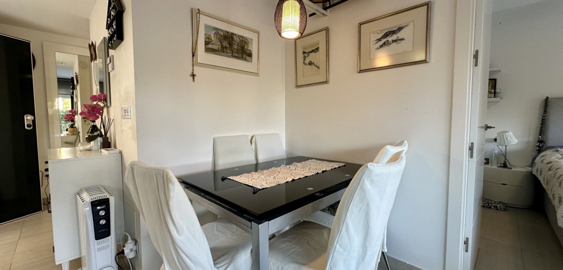 Garden in apartment for sale in Orihuela Costa