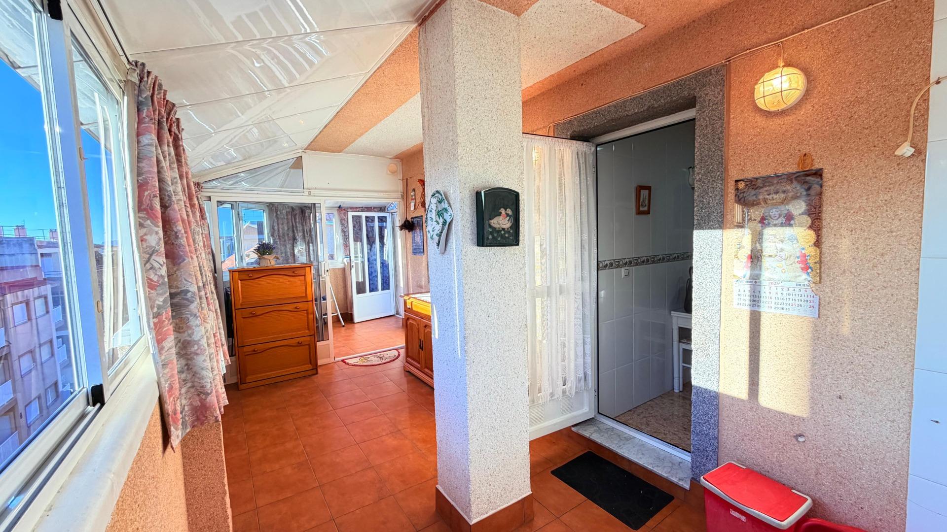 Exterior view in penthouse for sale in Torrevieja