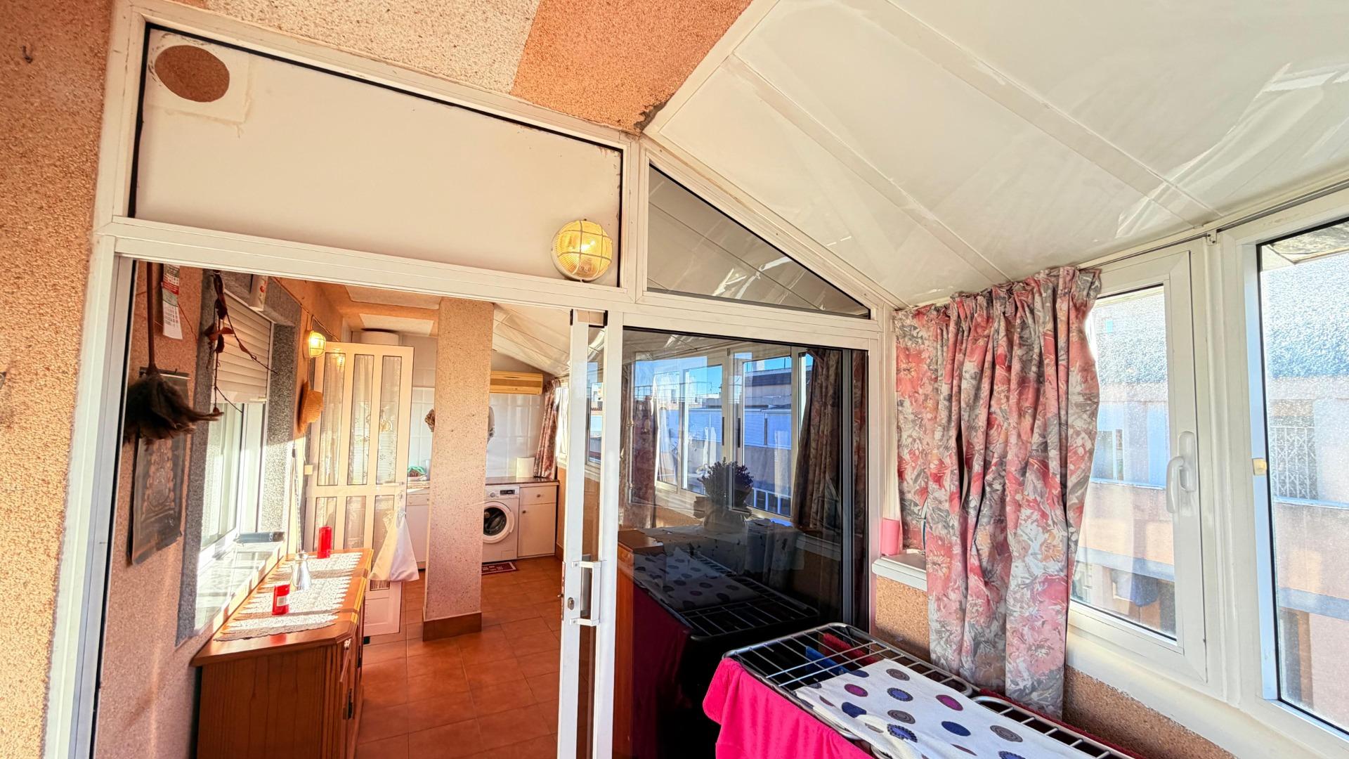 Master bedroom in penthouse for sale in Torrevieja