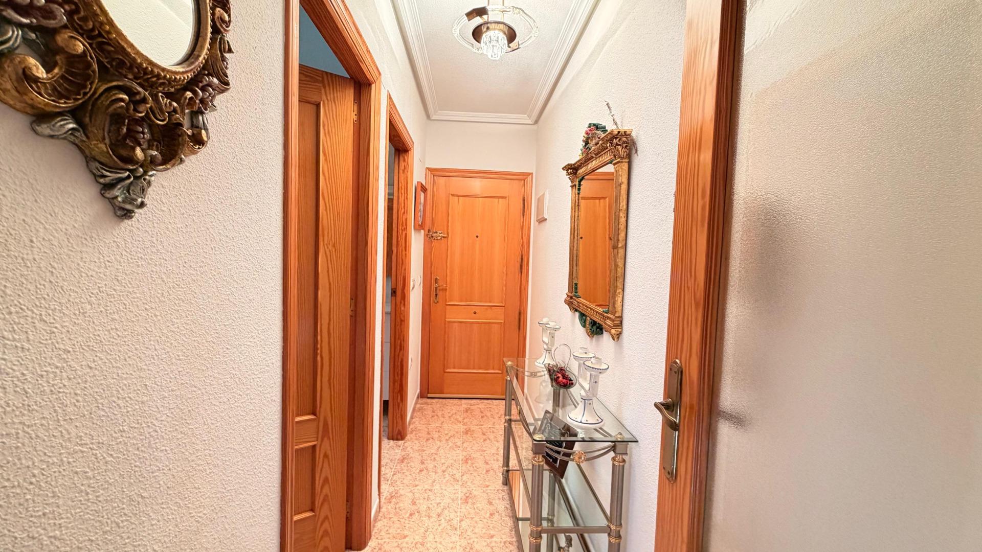 Pool area in penthouse for sale in Torrevieja