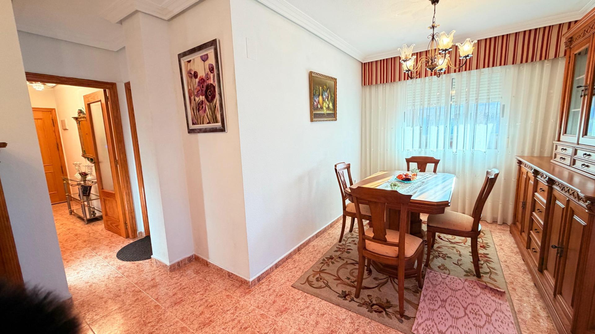 Terrace in penthouse for sale in Torrevieja