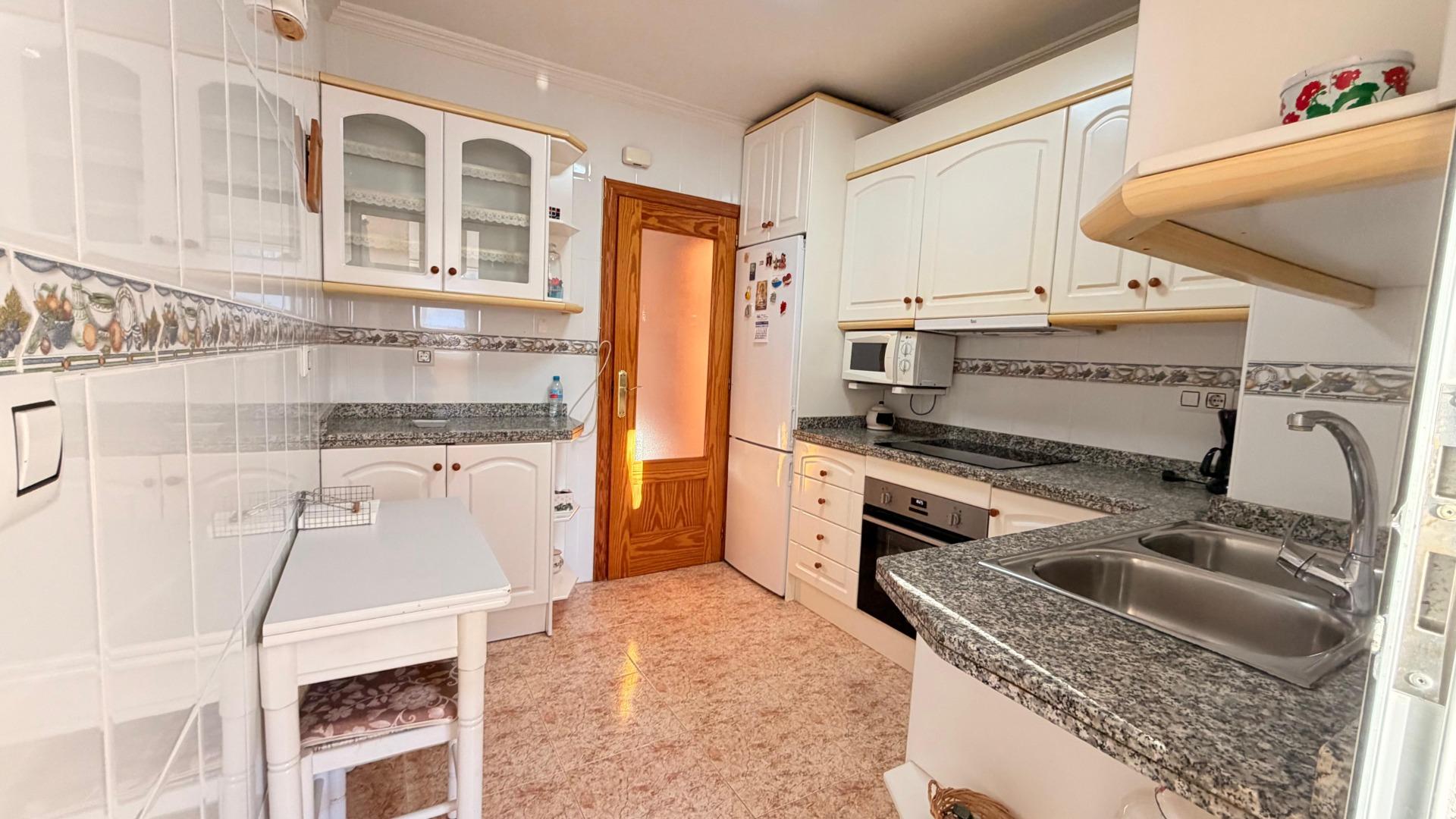 Pool area in penthouse for sale in Torrevieja