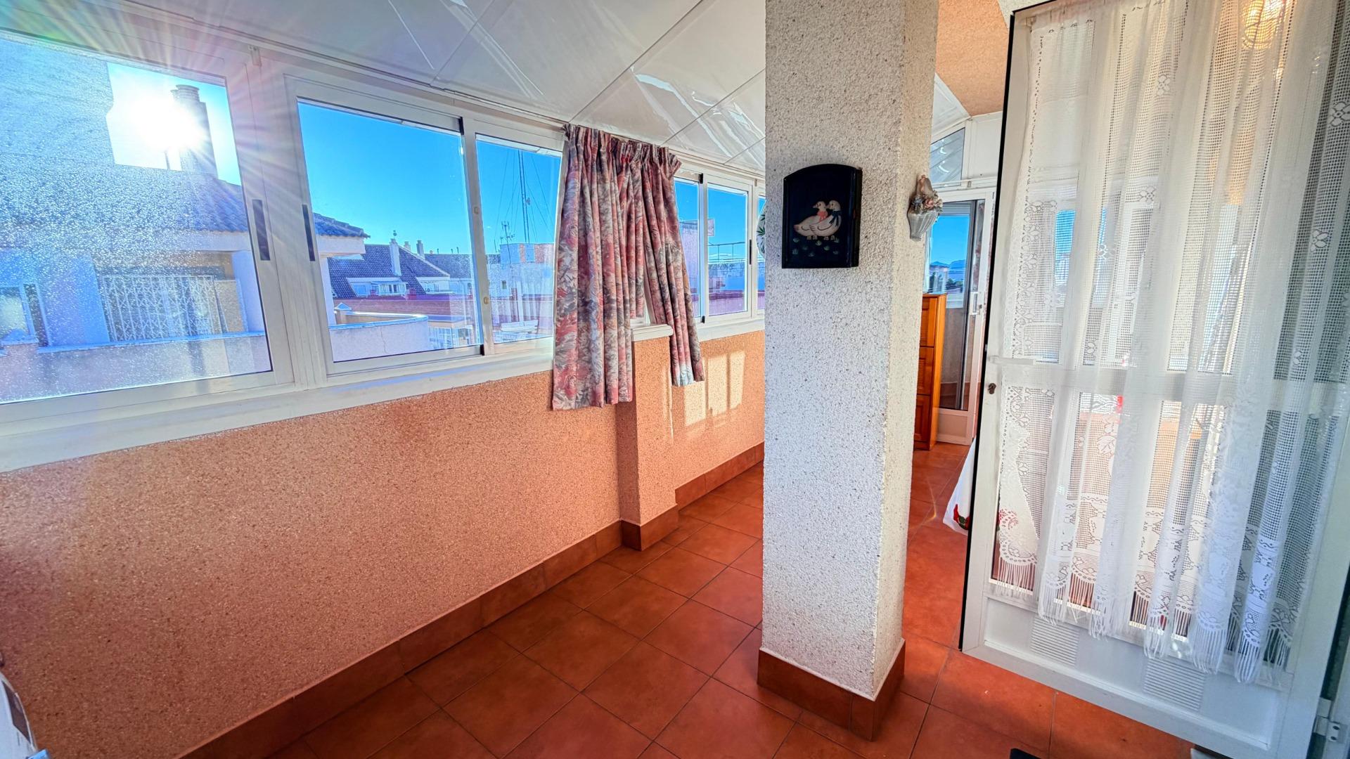 Bedroom in penthouse for sale in Torrevieja
