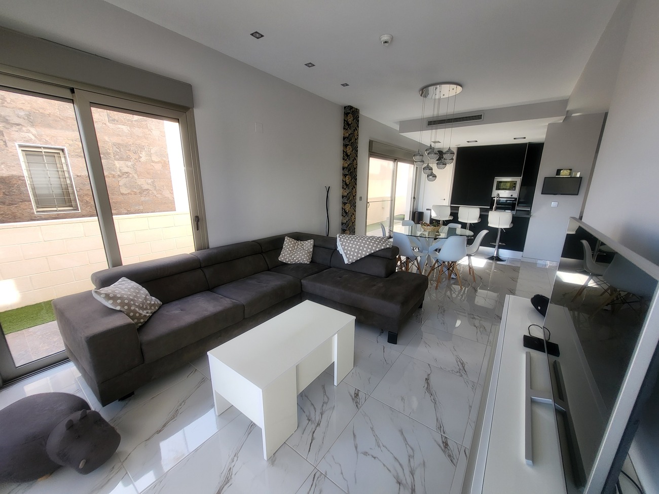 Bathroom in villa for sale in Orihuela Costa