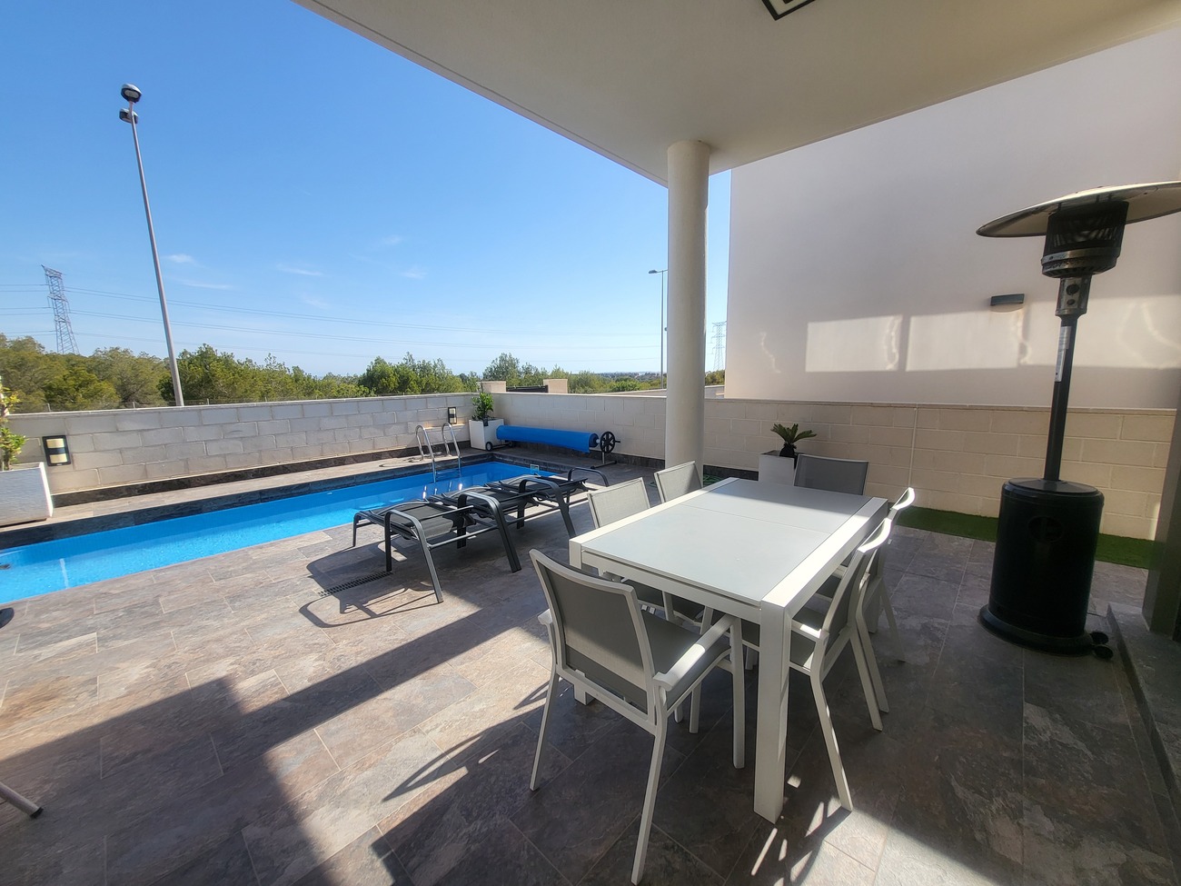 Master bedroom in villa for sale in Orihuela Costa