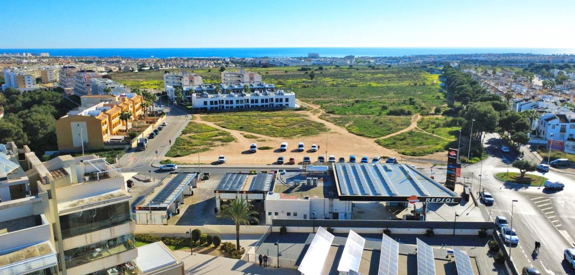 Pool area in apartment for sale in Orihuela Costa