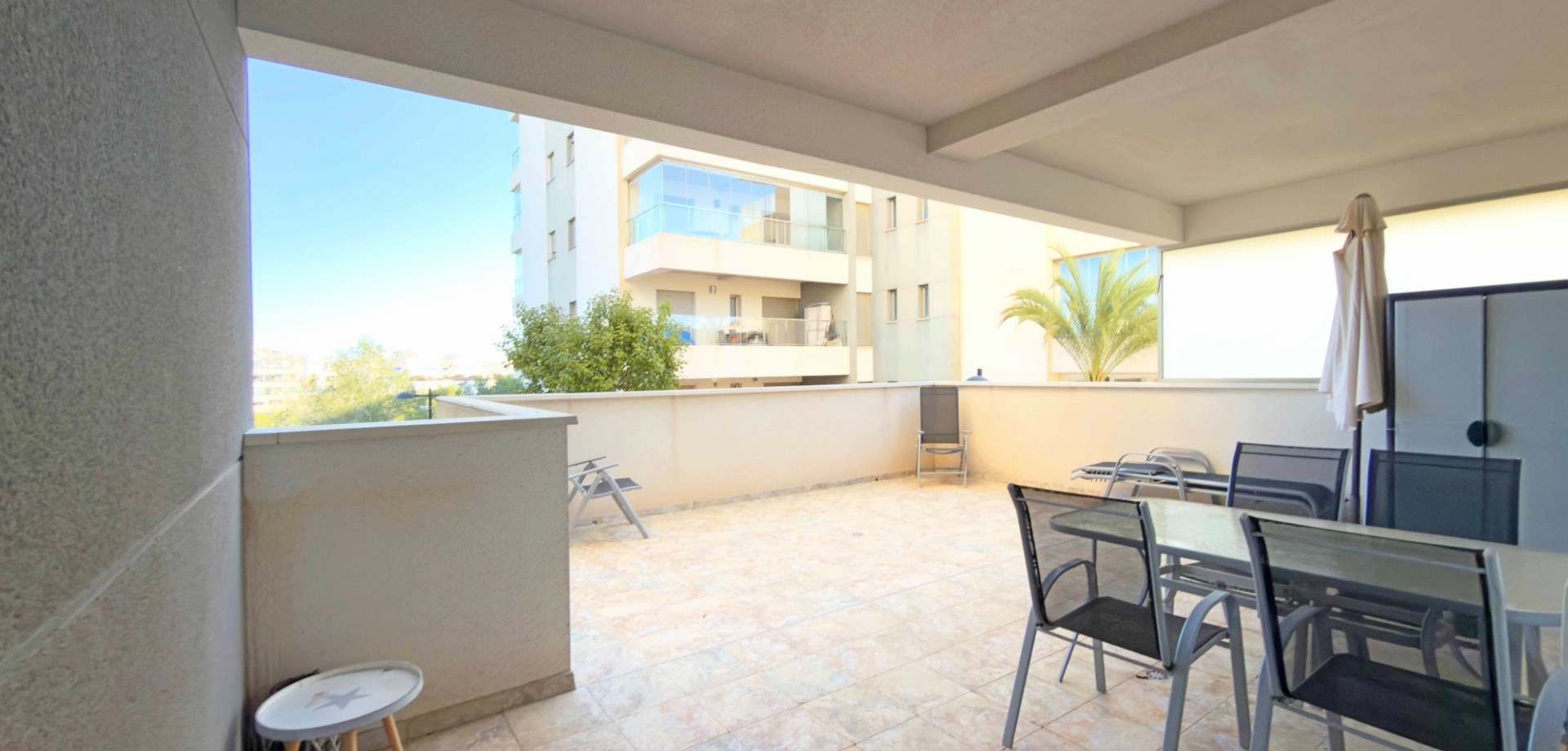 Garden in apartment for sale in Orihuela Costa