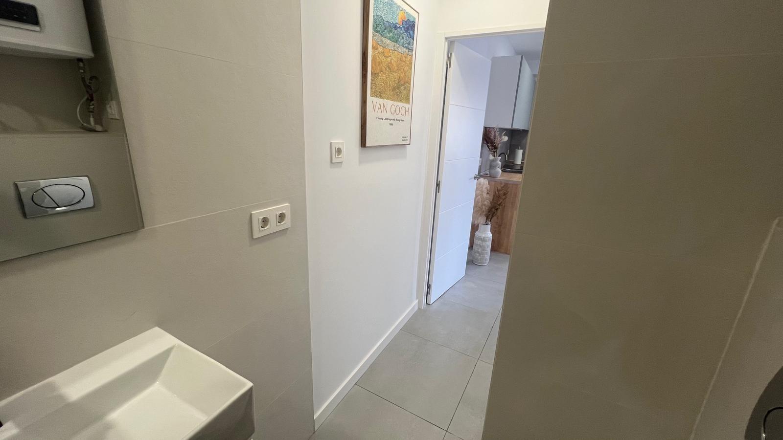 Bathroom in apartment for sale in Torrevieja