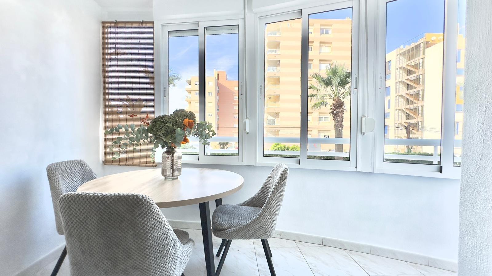 Pool area in apartment for sale in Torrevieja