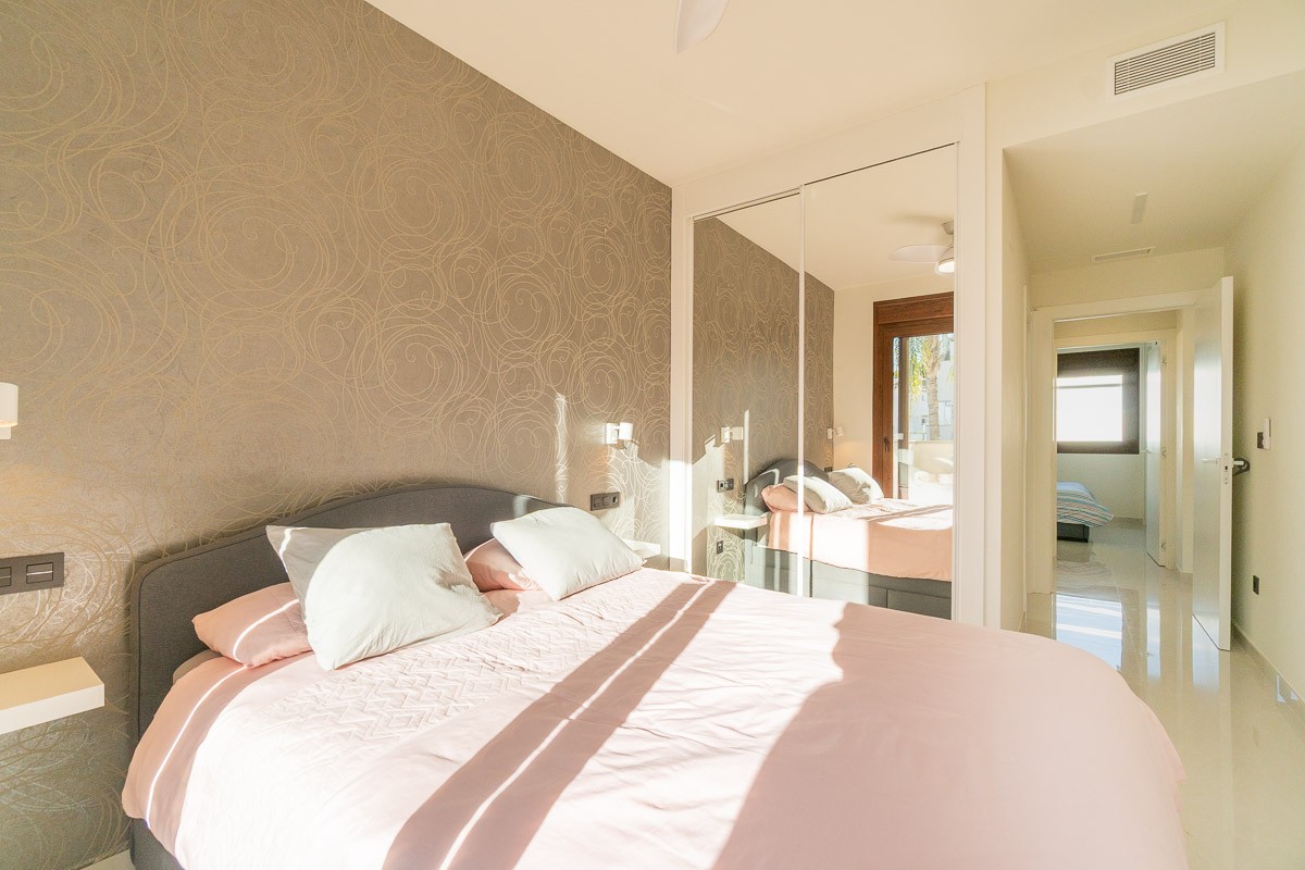 Master bedroom in apartment for sale in Orihuela Costa