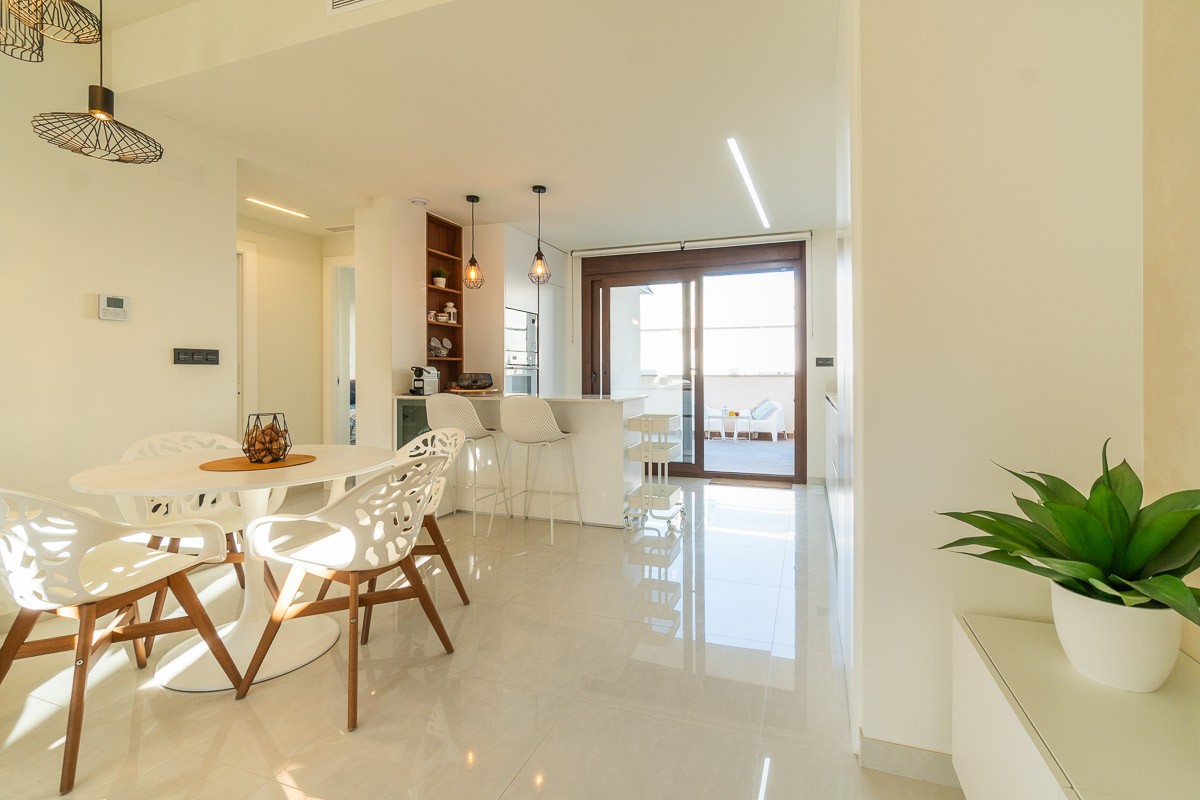 Garden in apartment for sale in Orihuela Costa