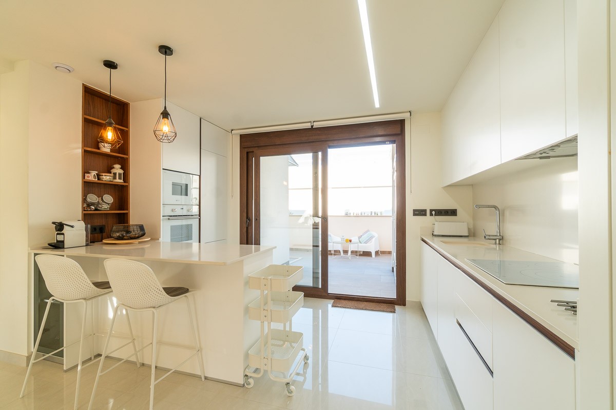 Dining area in apartment for sale in Orihuela Costa