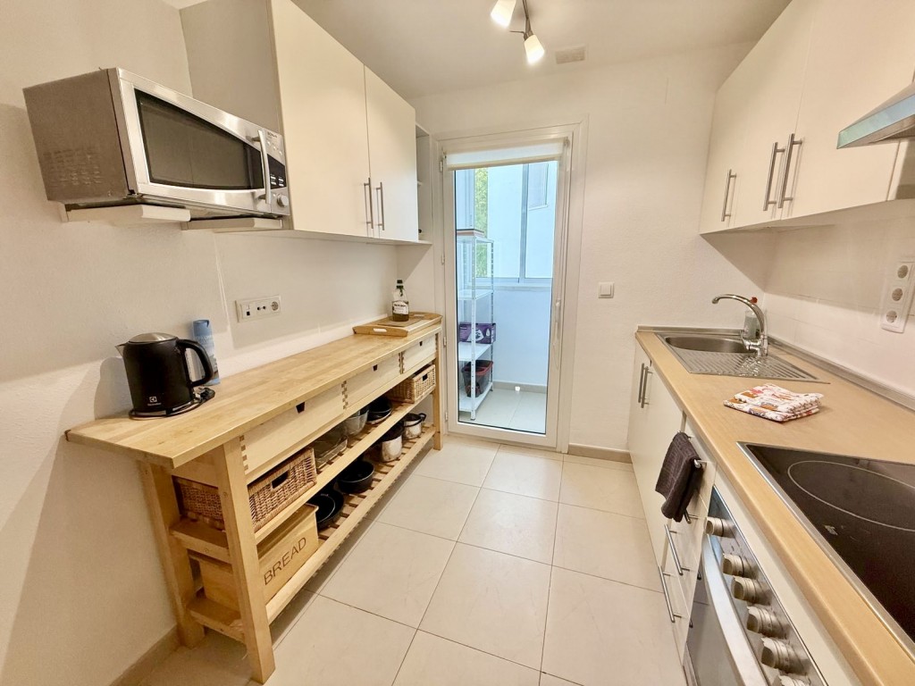Kitchen in apartment for sale in Hacienda Riquelme Golf Resort