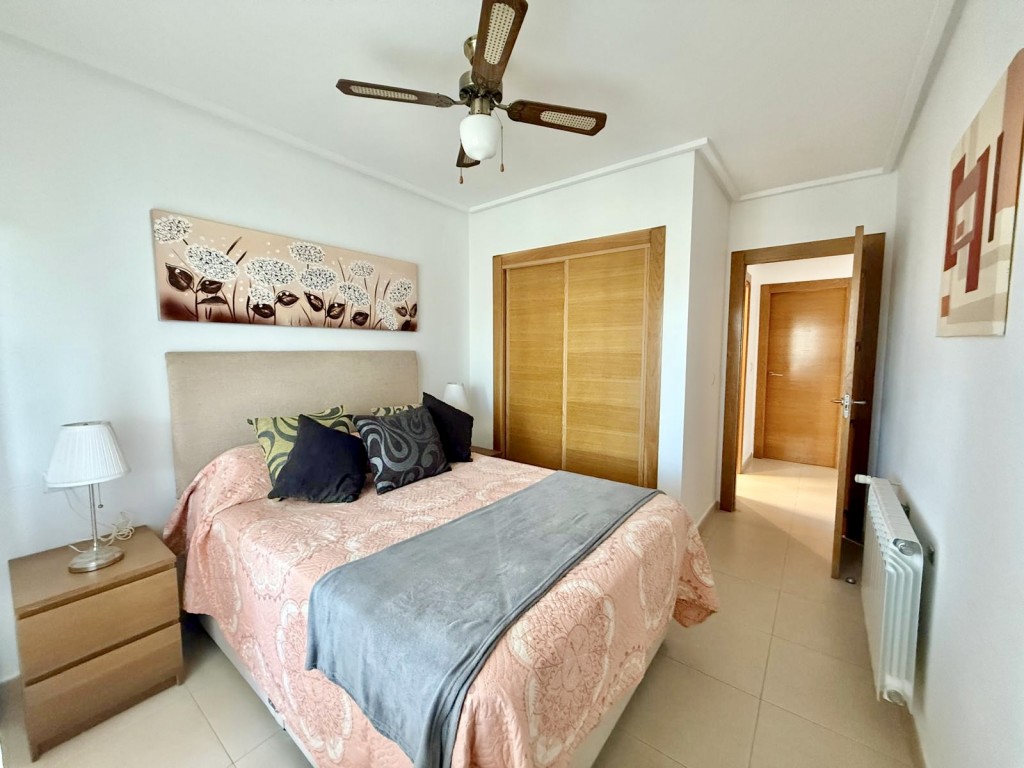 Pool area in apartment for sale in Hacienda Riquelme Golf Resort