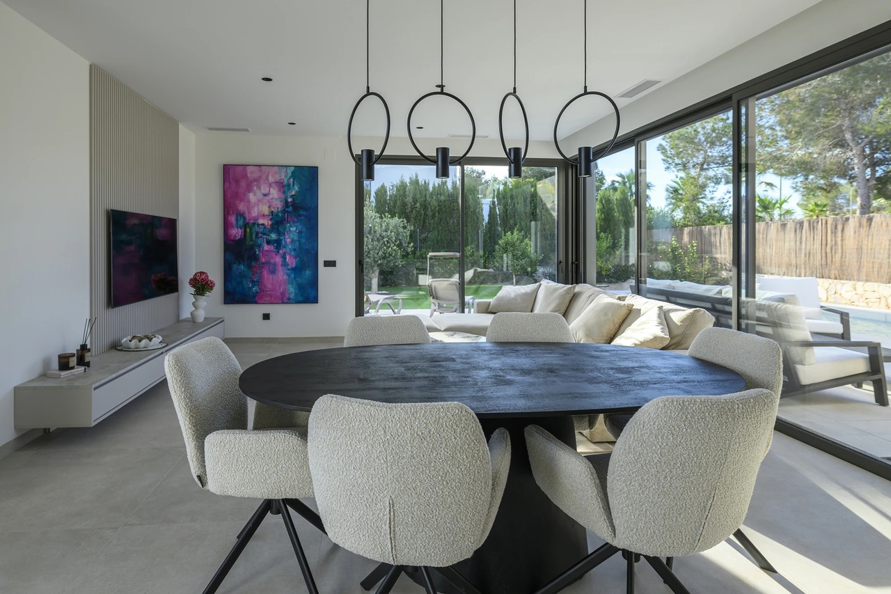 Terrace in villa for sale in Las Colinas Golf