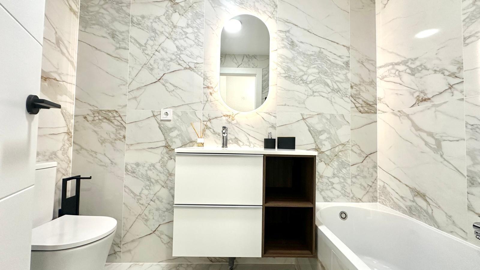 Bathroom in apartment for sale in Torrevieja