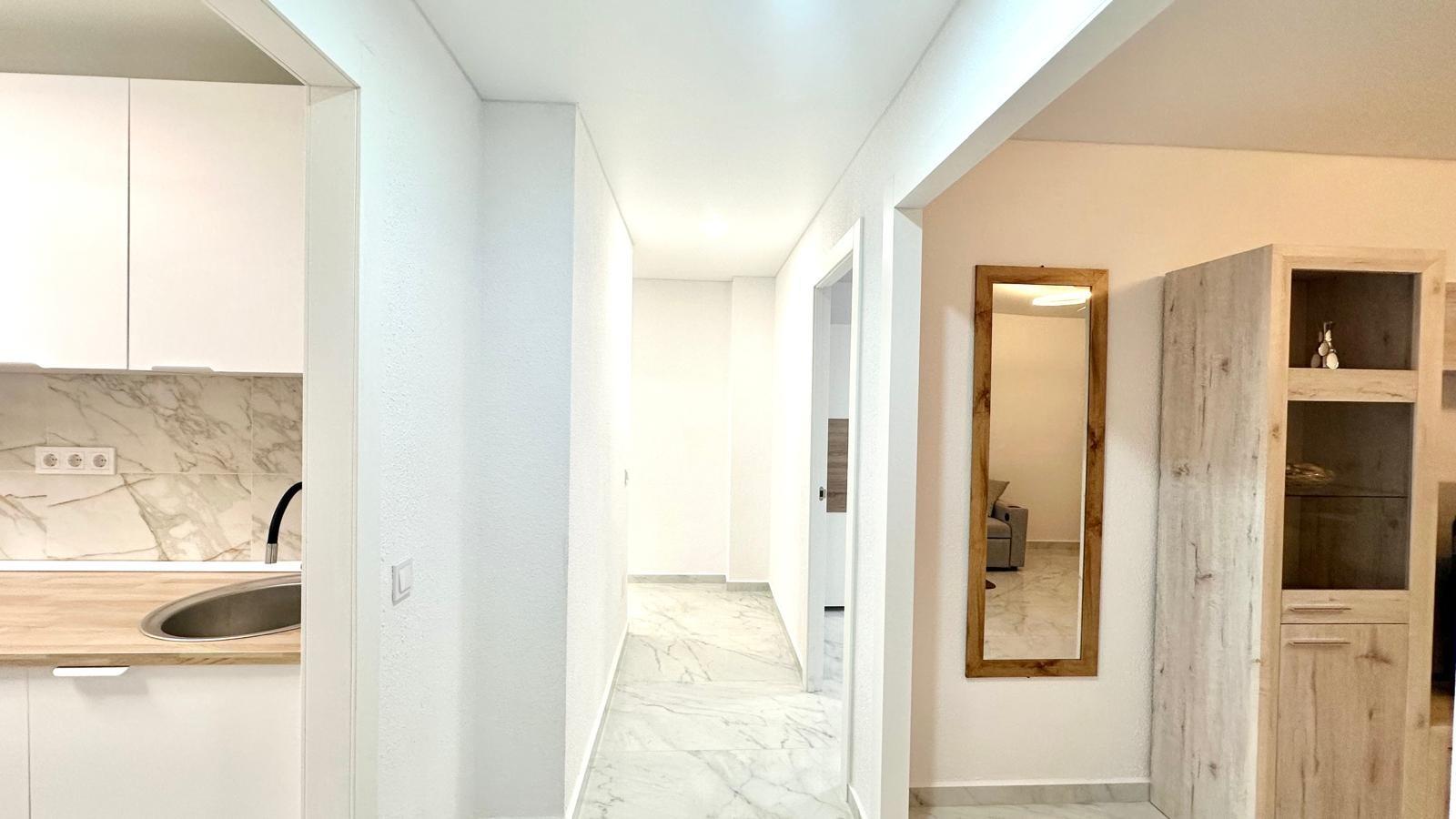 Pool area in apartment for sale in Torrevieja