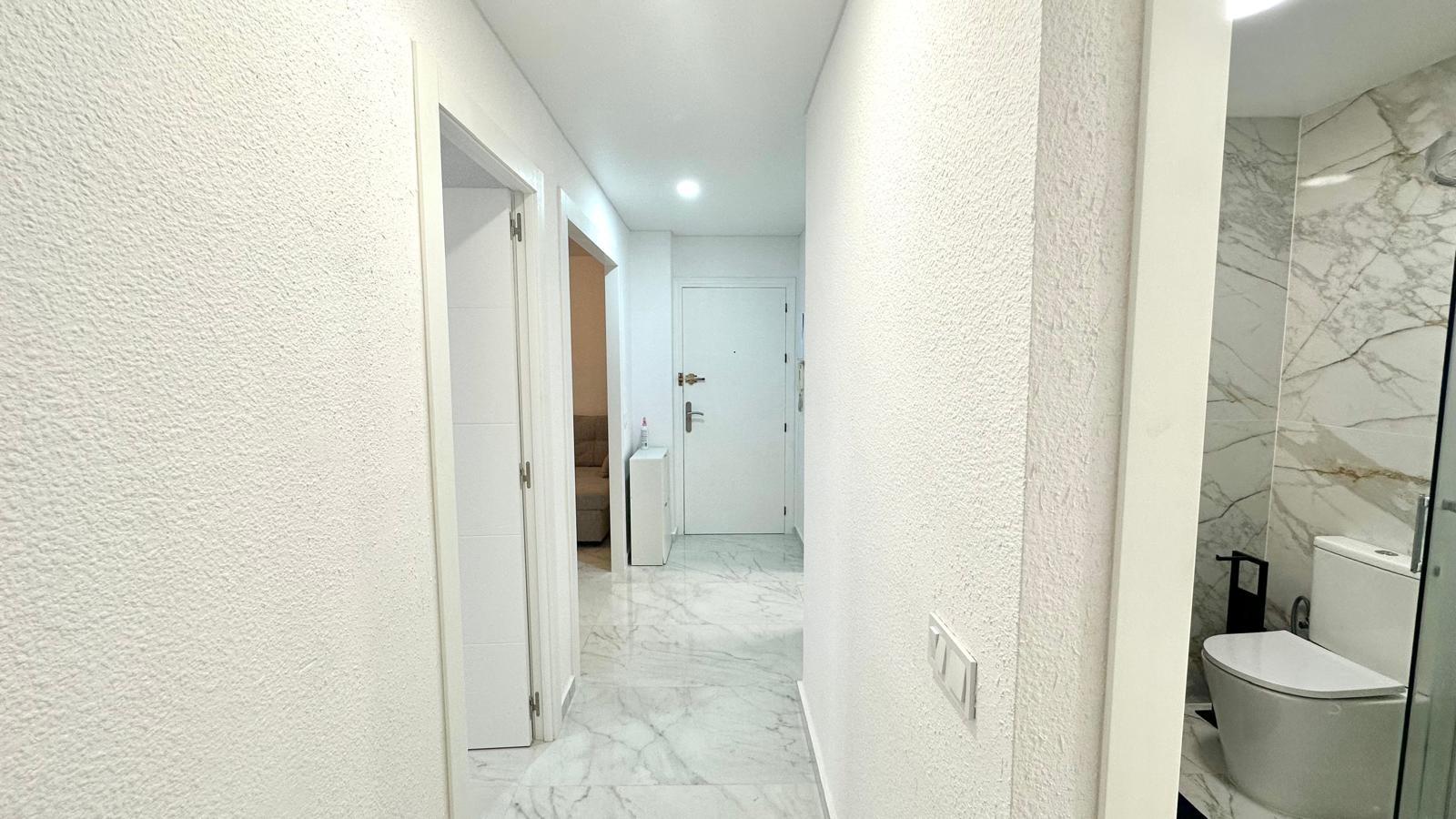 Pool area in apartment for sale in Torrevieja