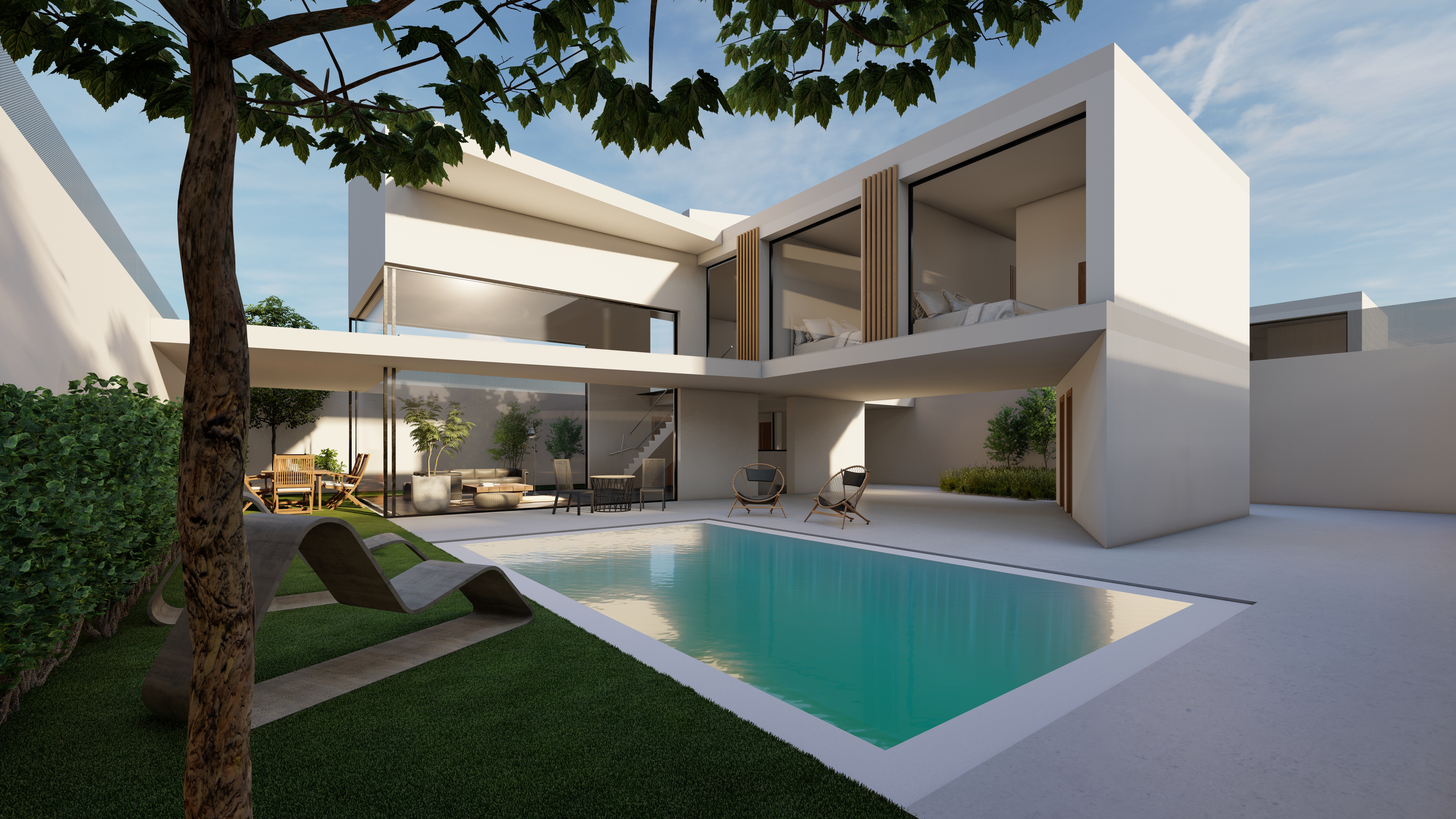Exterior view in villa for sale in Fortuna