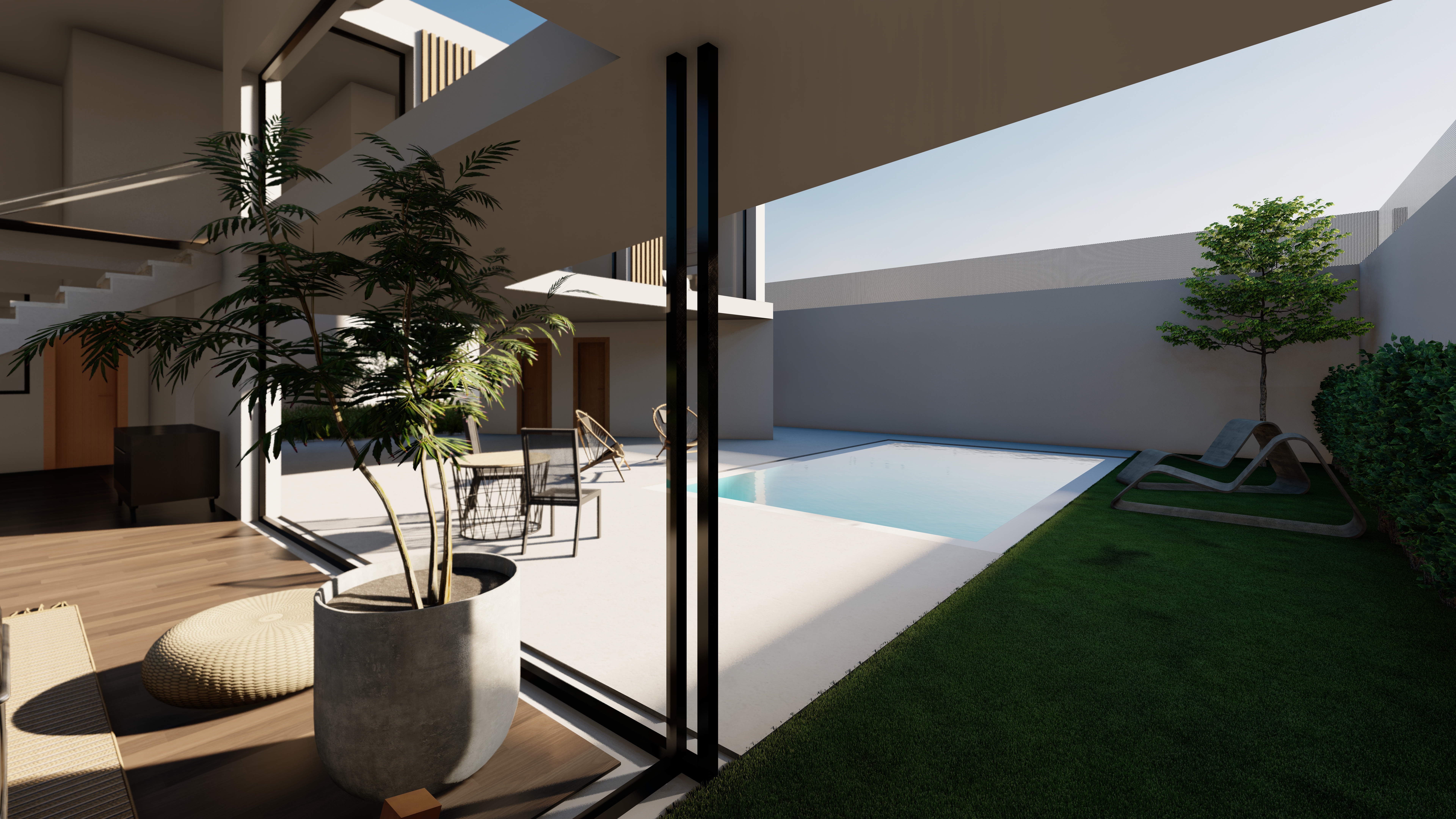 Master bedroom in villa for sale in Fortuna