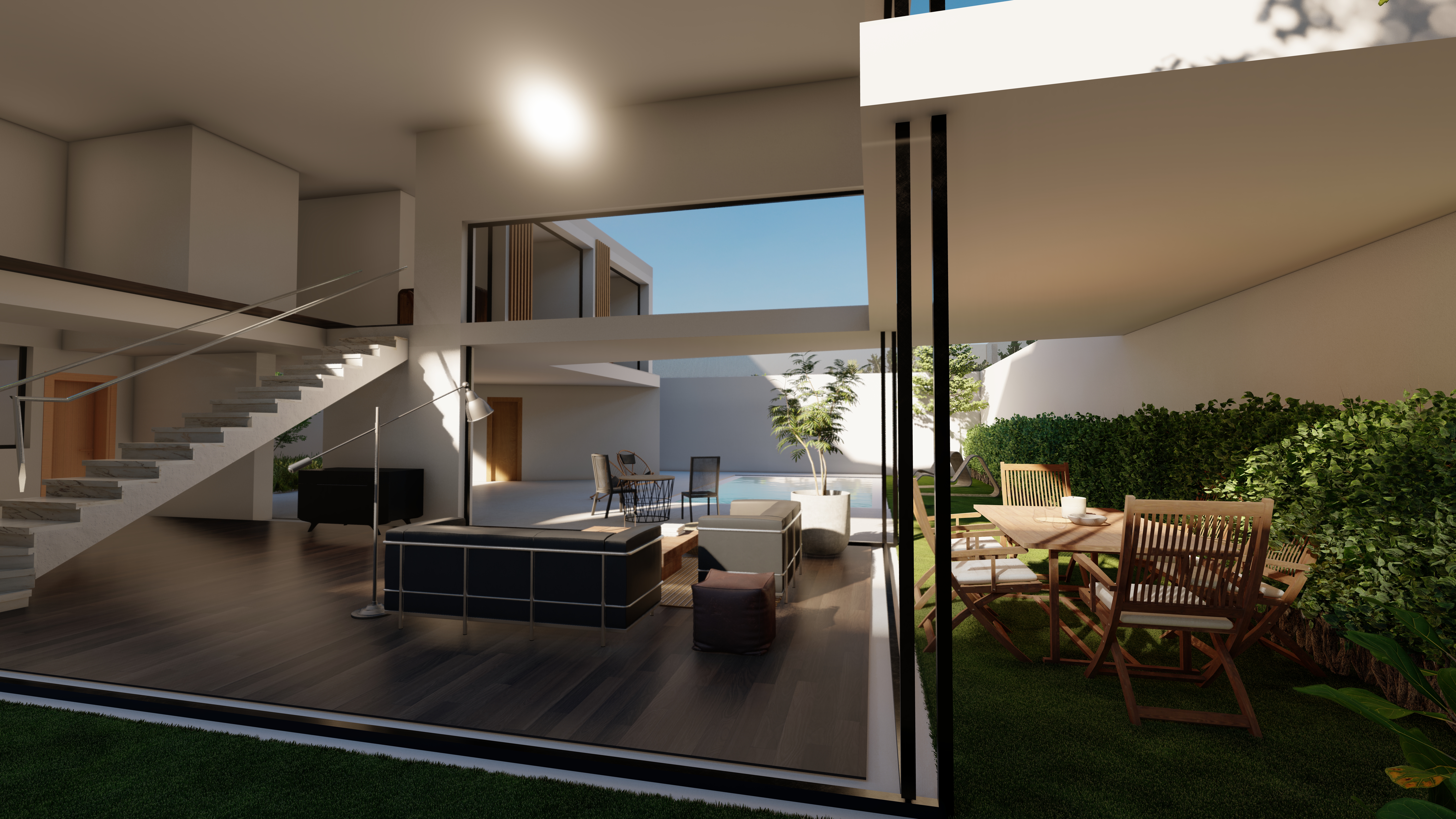 Garden in villa for sale in Fortuna