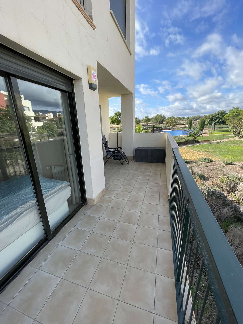 Living room in apartment for sale in Corvera