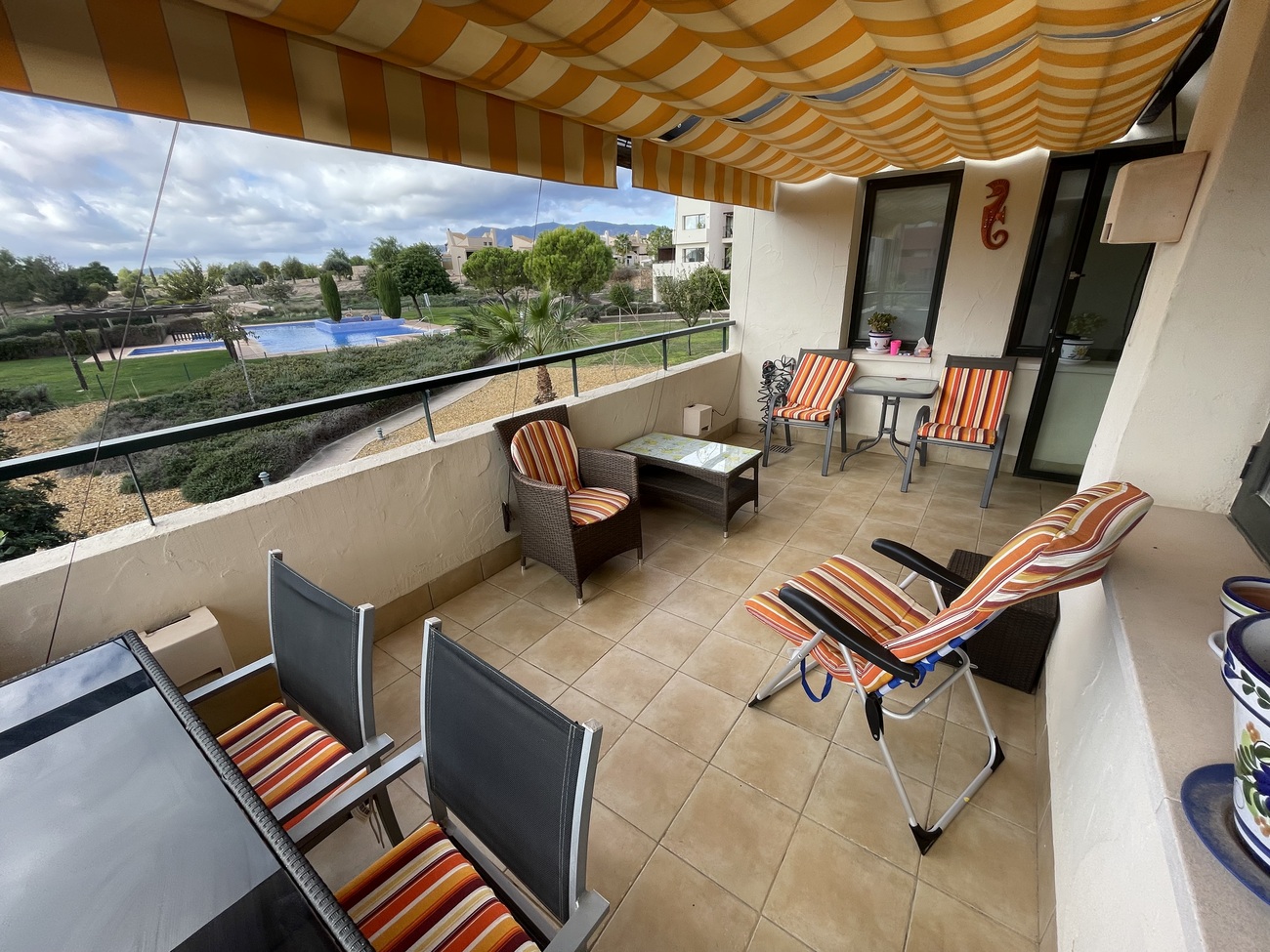 Bright Apartment on Corvera Golf on the first floorWelcome to this spacious and furnished apartment