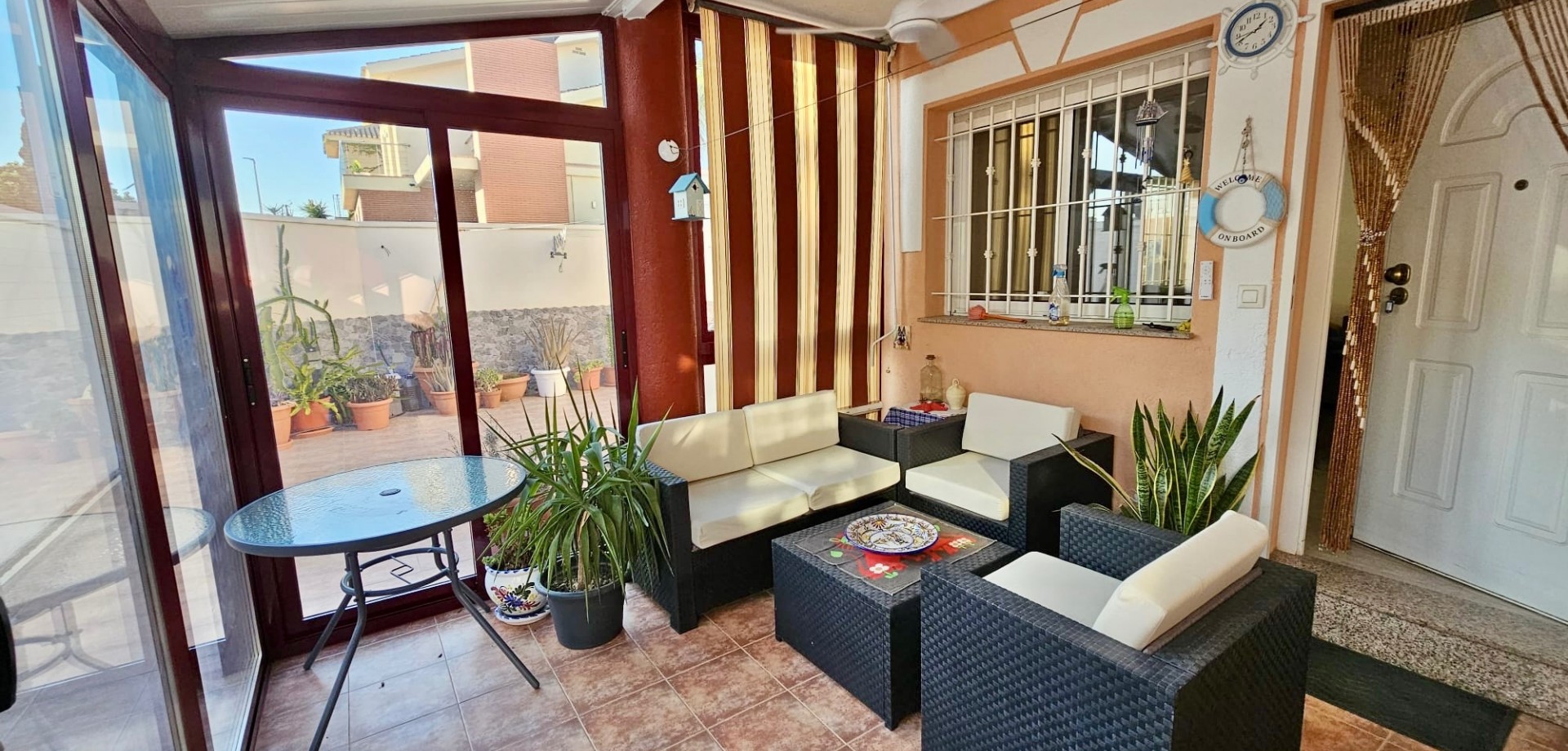 Pool area in terraced for sale in San Javier