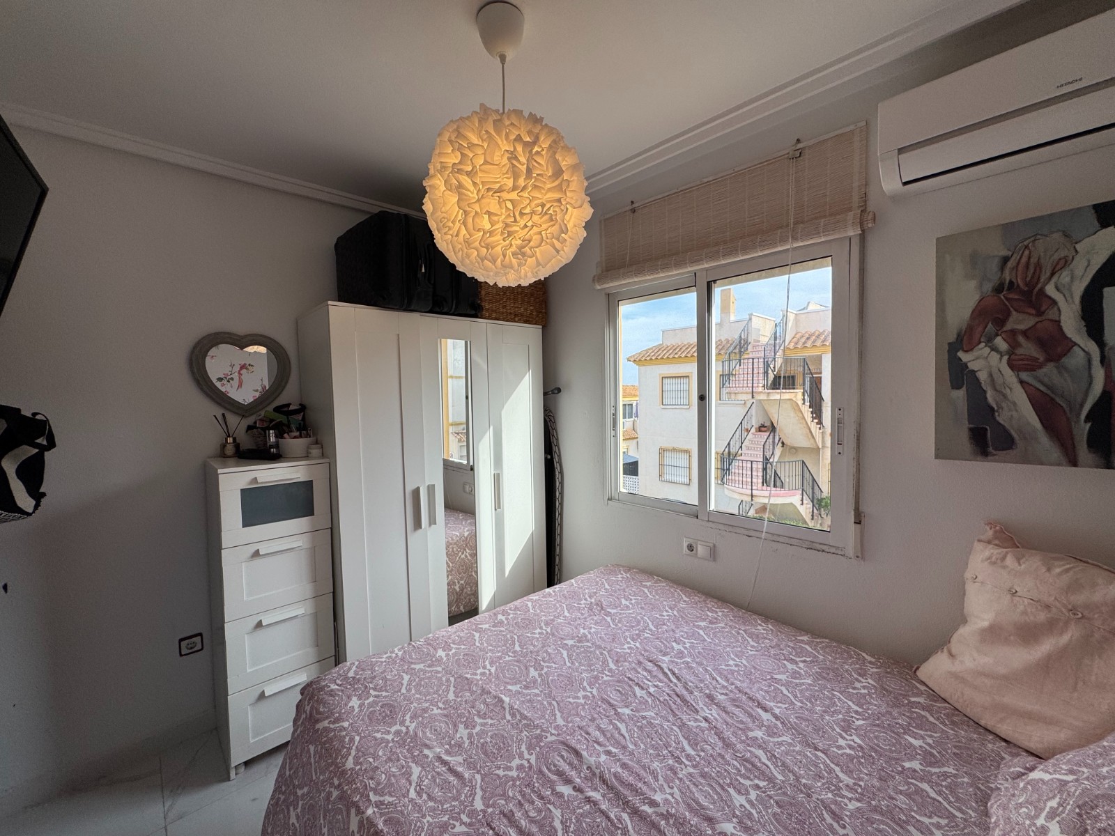 Master bedroom in apartment for sale in Orihuela Costa