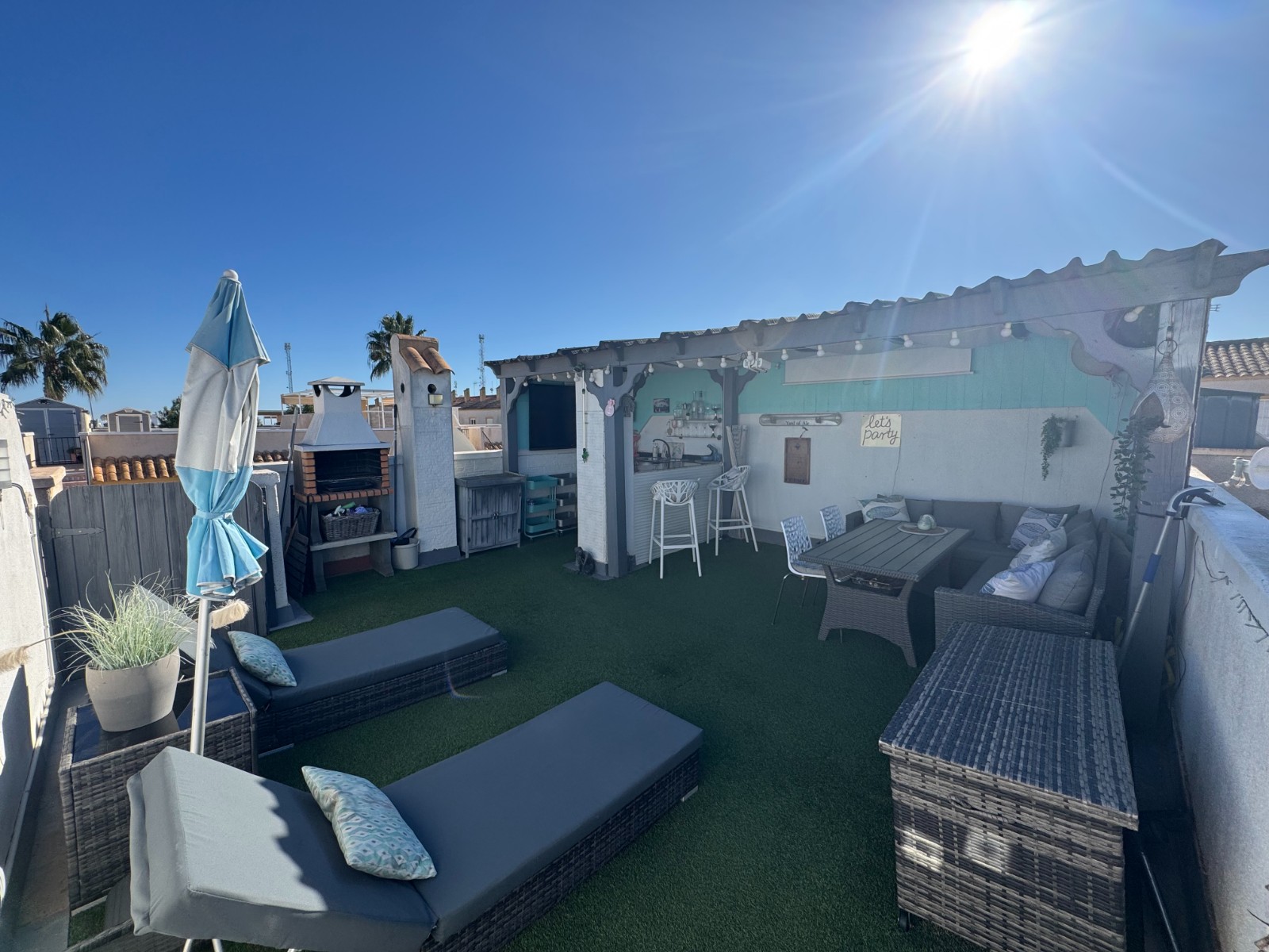 Terrace in apartment for sale in Orihuela Costa