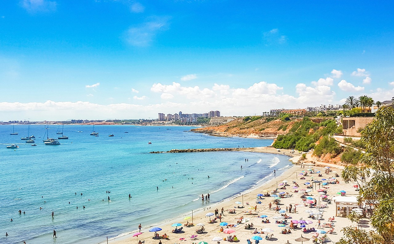 Living room in apartment for sale in Orihuela Costa
