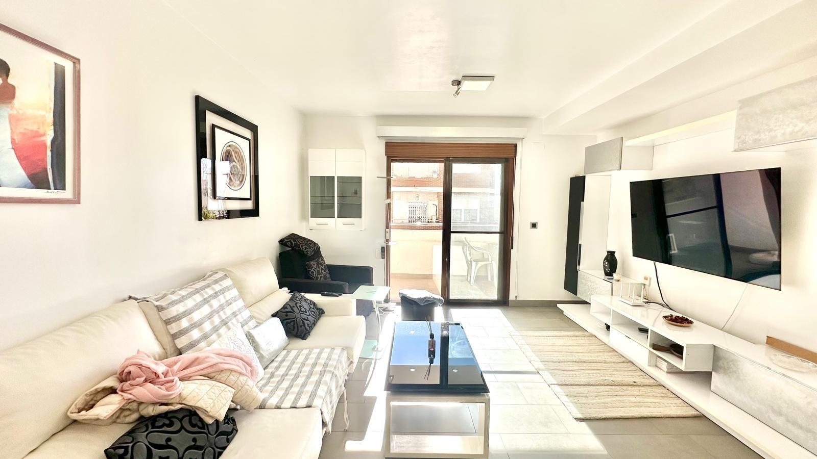 Pool area in apartment for sale in Torrevieja