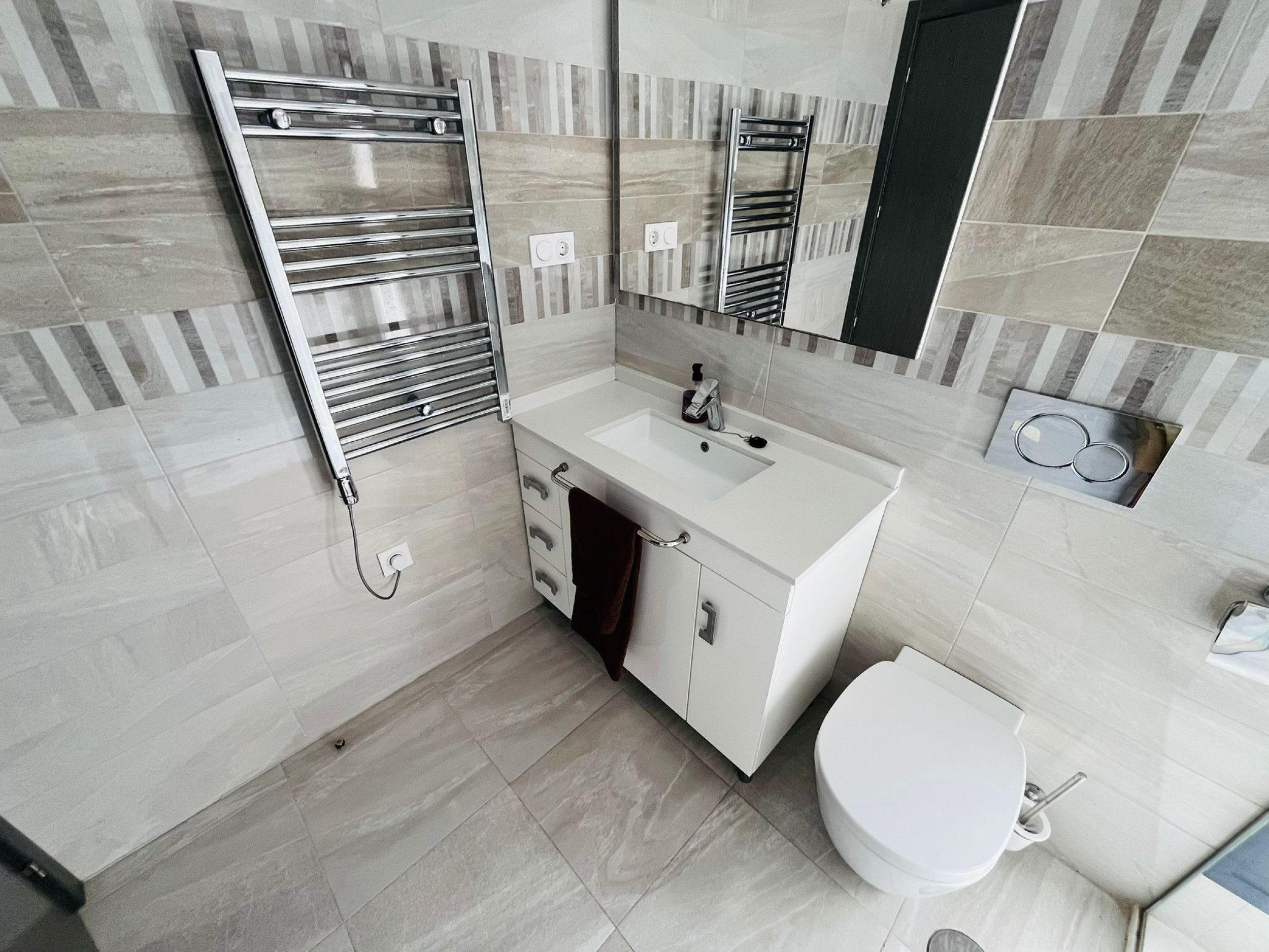 Terrace in apartment for sale in Punta Prima