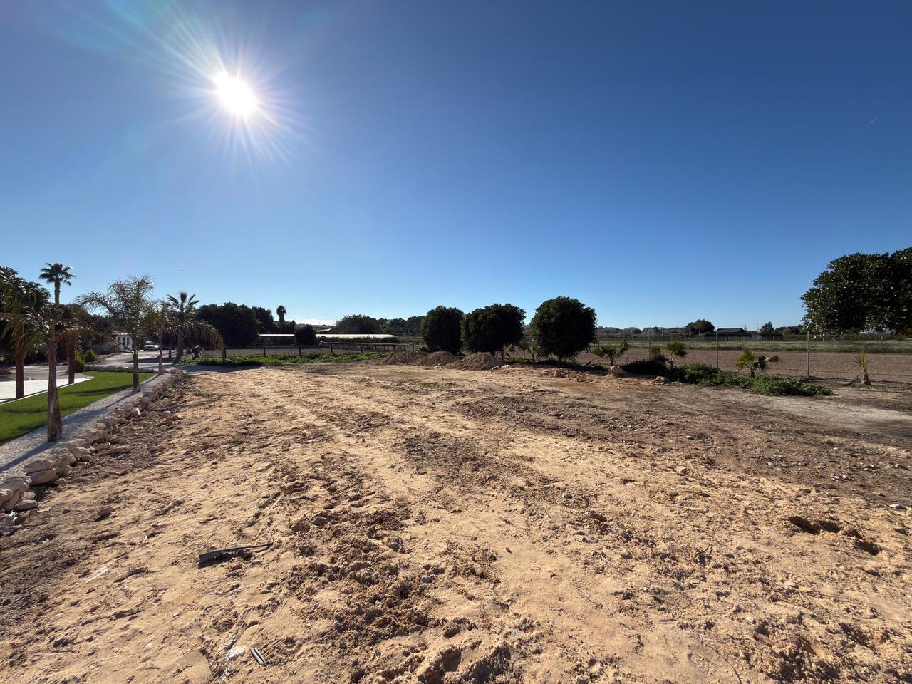 Exterior view in land for sale in Algorfa