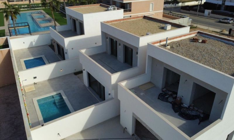 Exterior view in villa for sale in Orihuela Costa