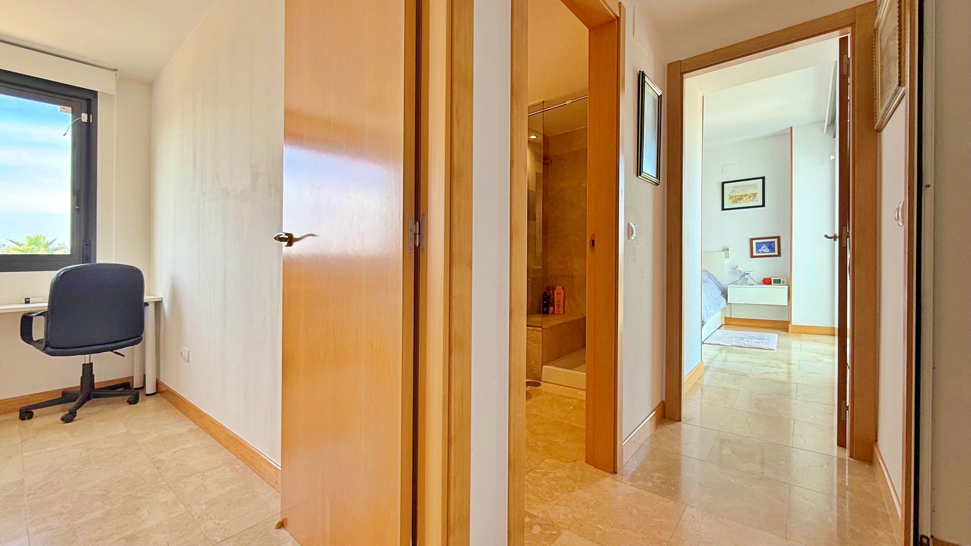 Master bedroom in apartment for sale in Orihuela Costa