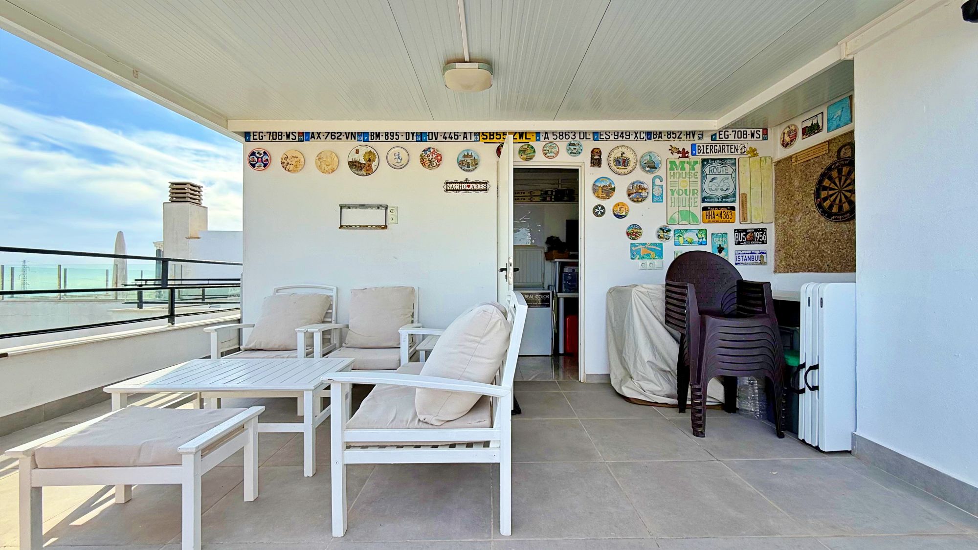 Terrace in apartment for sale in Orihuela Costa