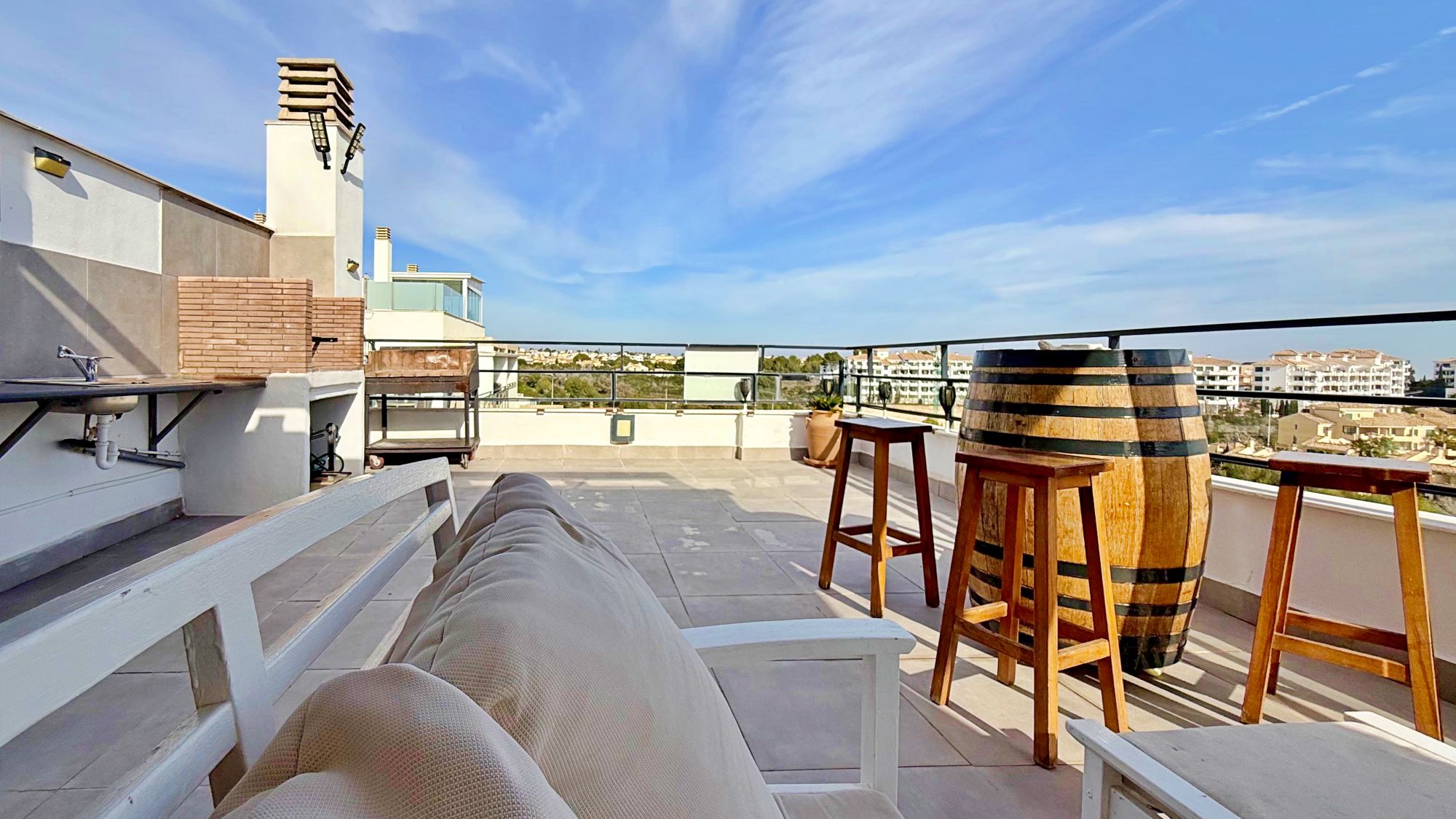 Pool area in apartment for sale in Orihuela Costa